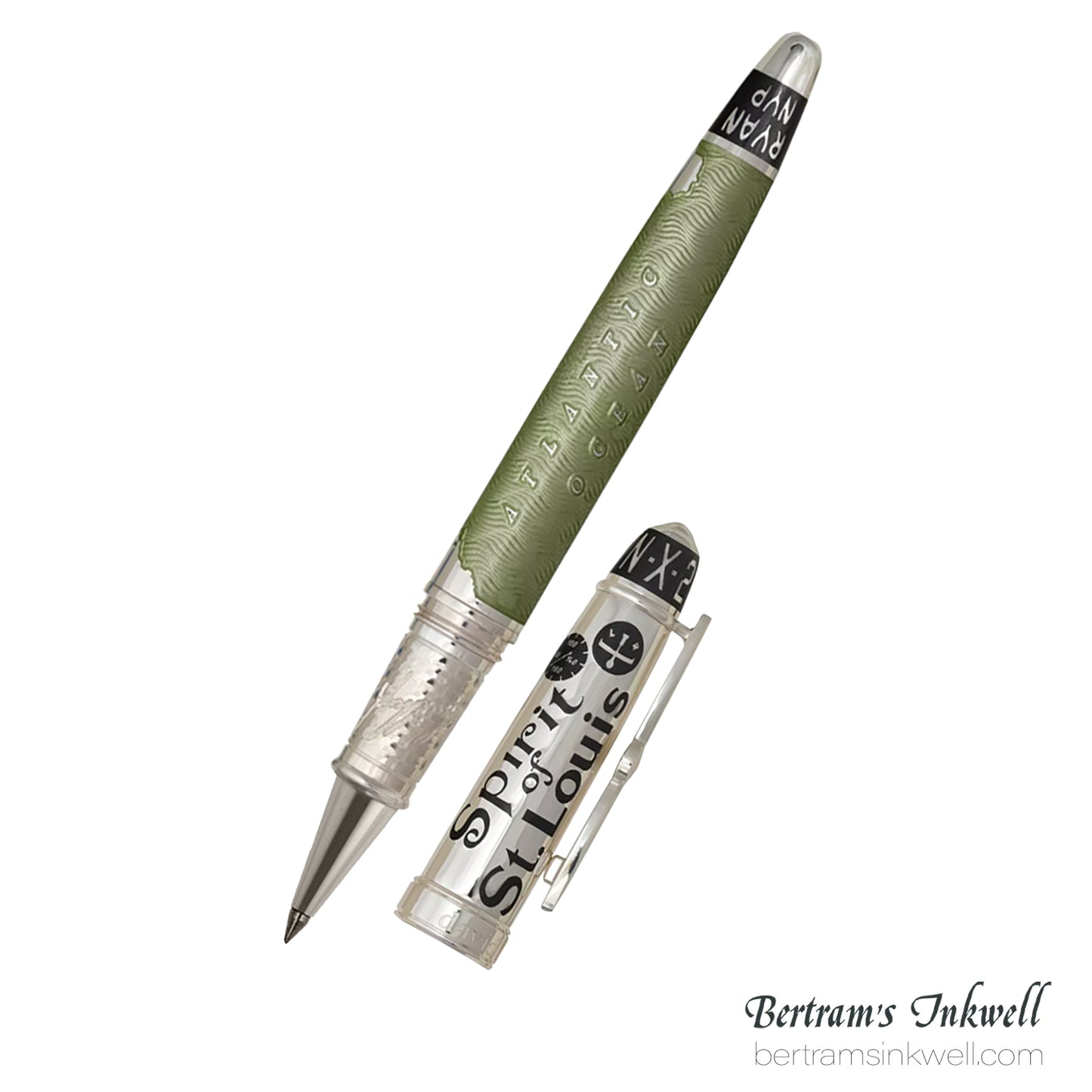David Oscarson Spirit of St. Louis Rollerball - Charles Lindbergh Sea Green