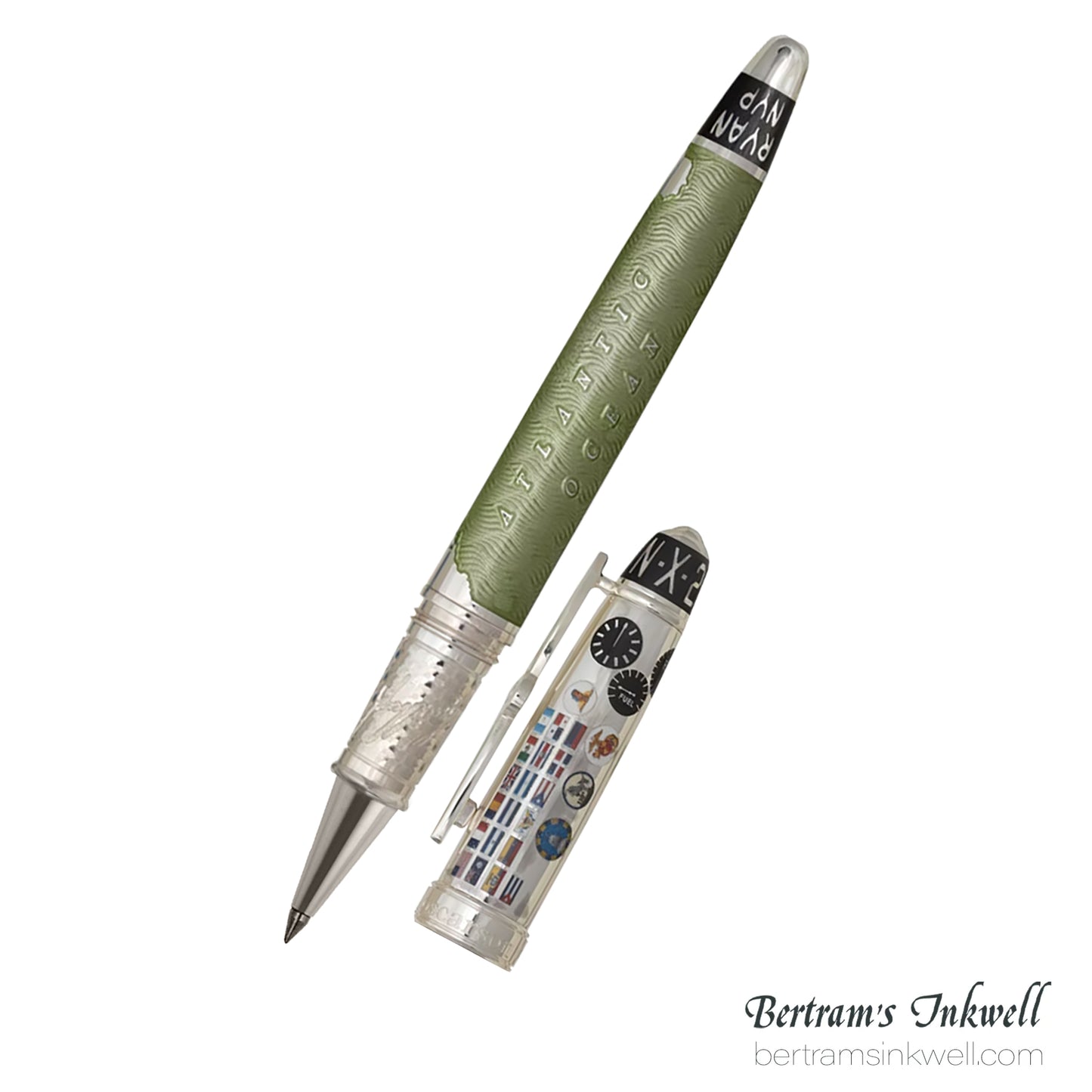 David Oscarson Spirit of St. Louis Rollerball - Charles Lindbergh Sea Green