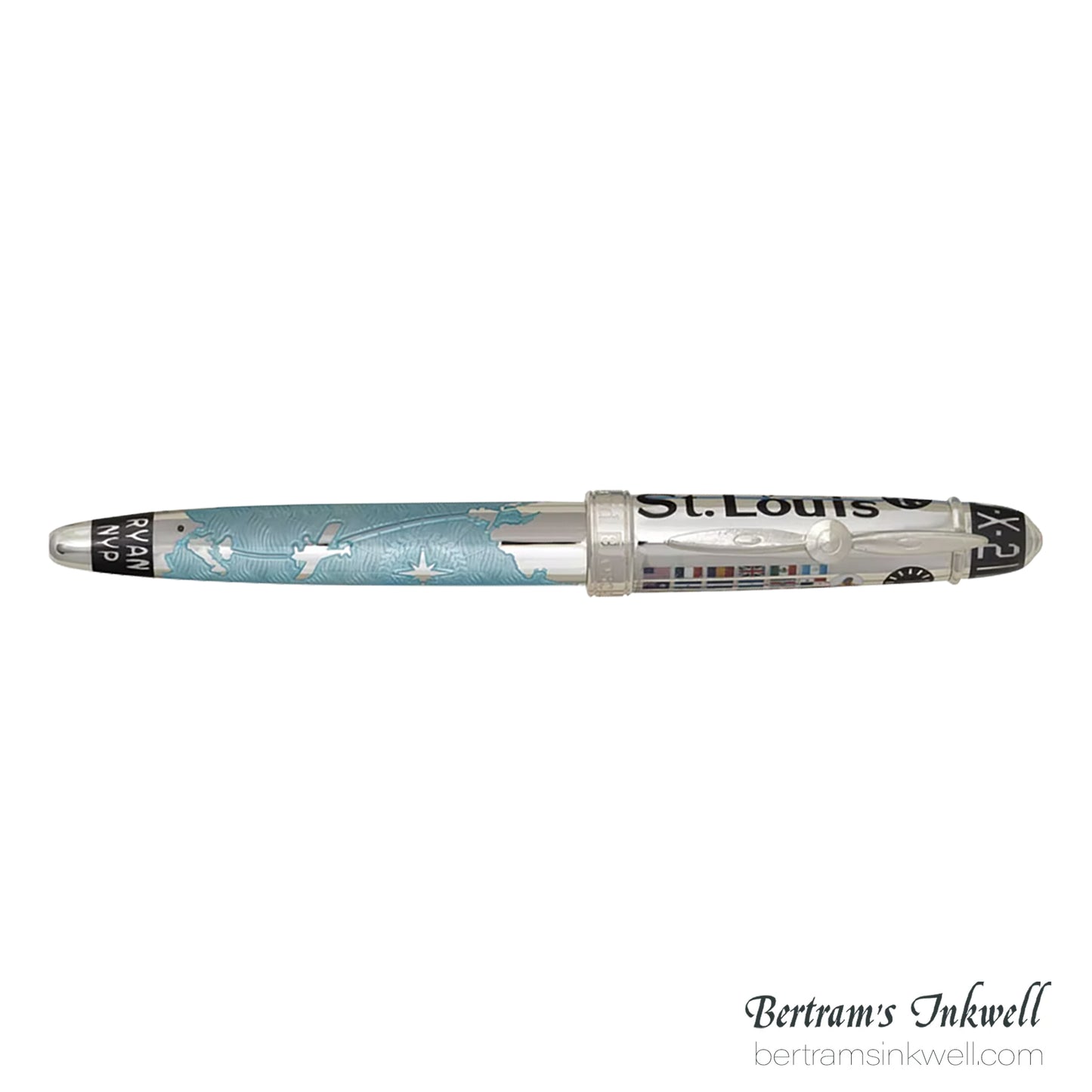 David Oscarson Spirit of St. Louis Rollerball - Charles Lindbergh Sky Blue