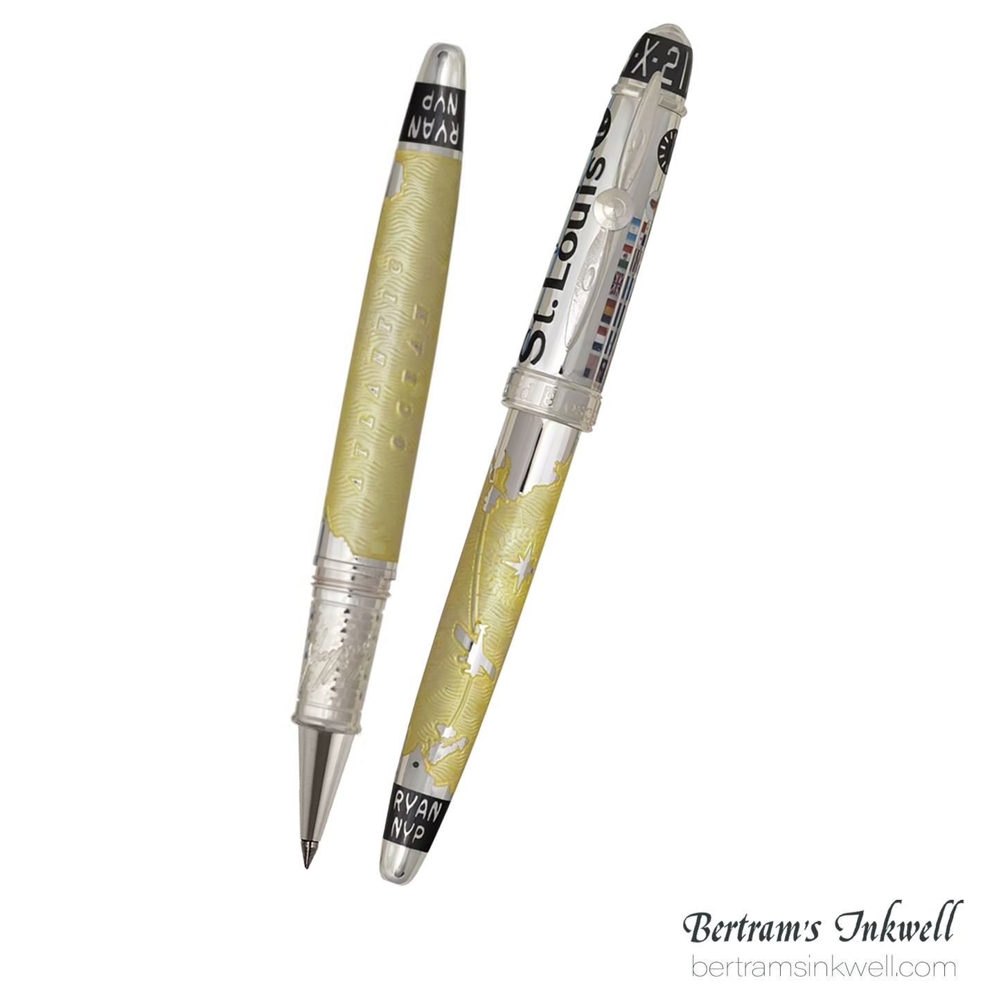 David Oscarson Spirit of St. Louis Rollerball - Charles Lindbergh Sunburst