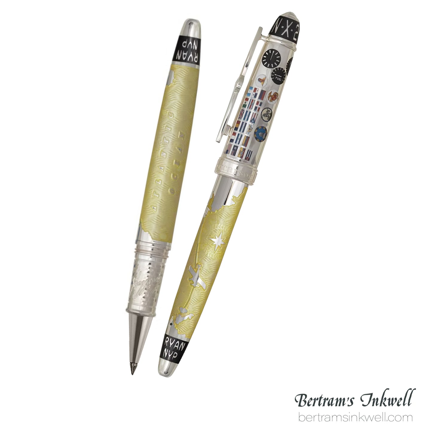 David Oscarson Spirit of St. Louis Rollerball - Charles Lindbergh Sunburst