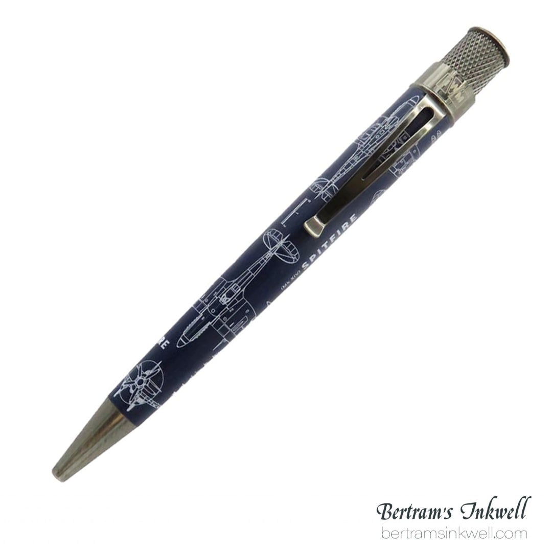 Retro 51 Tornado™ Popper - Imperial War Museum Spitfire Blueprint Rollerball