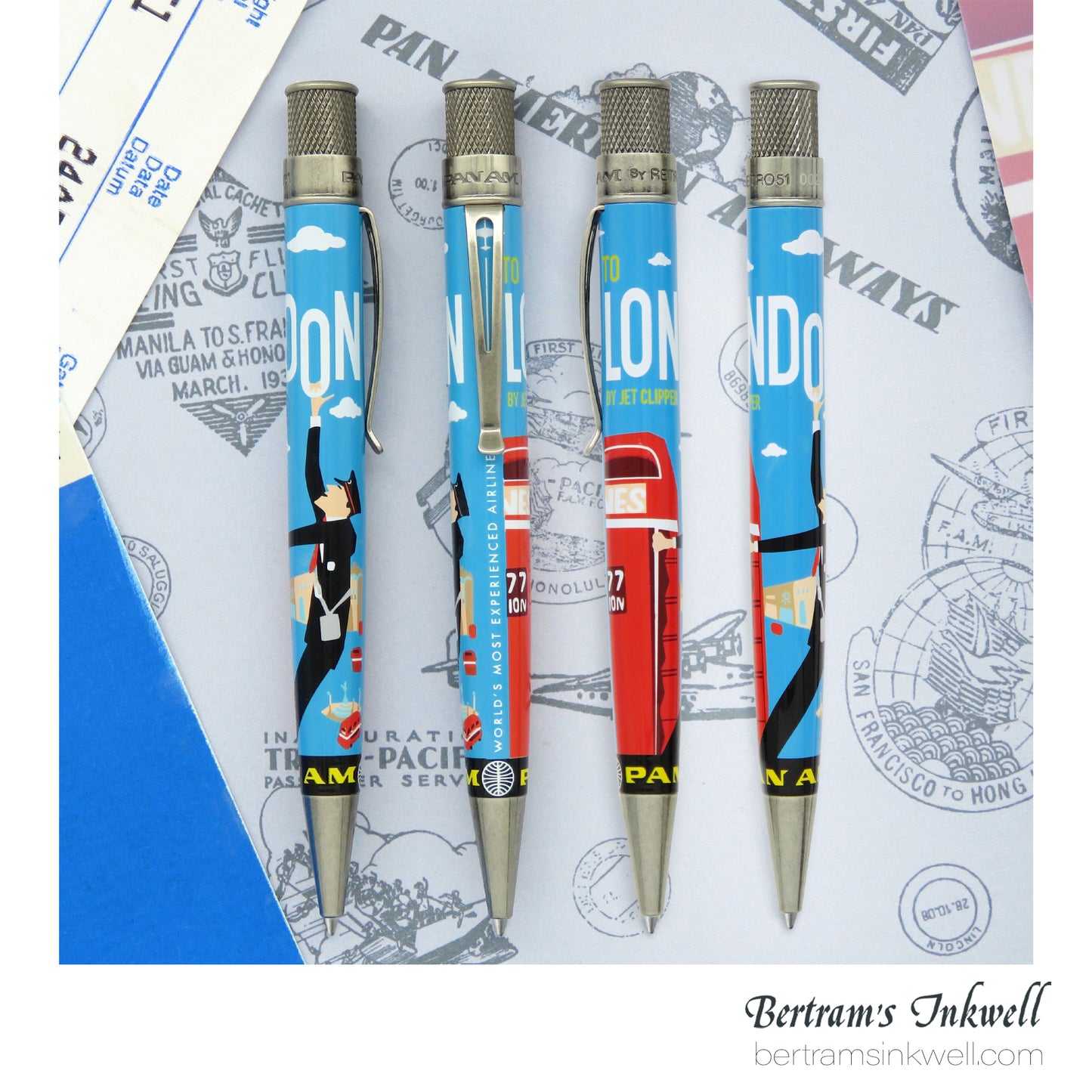 Retro 51 Tornado™ Pan Am London Poster Rollerball