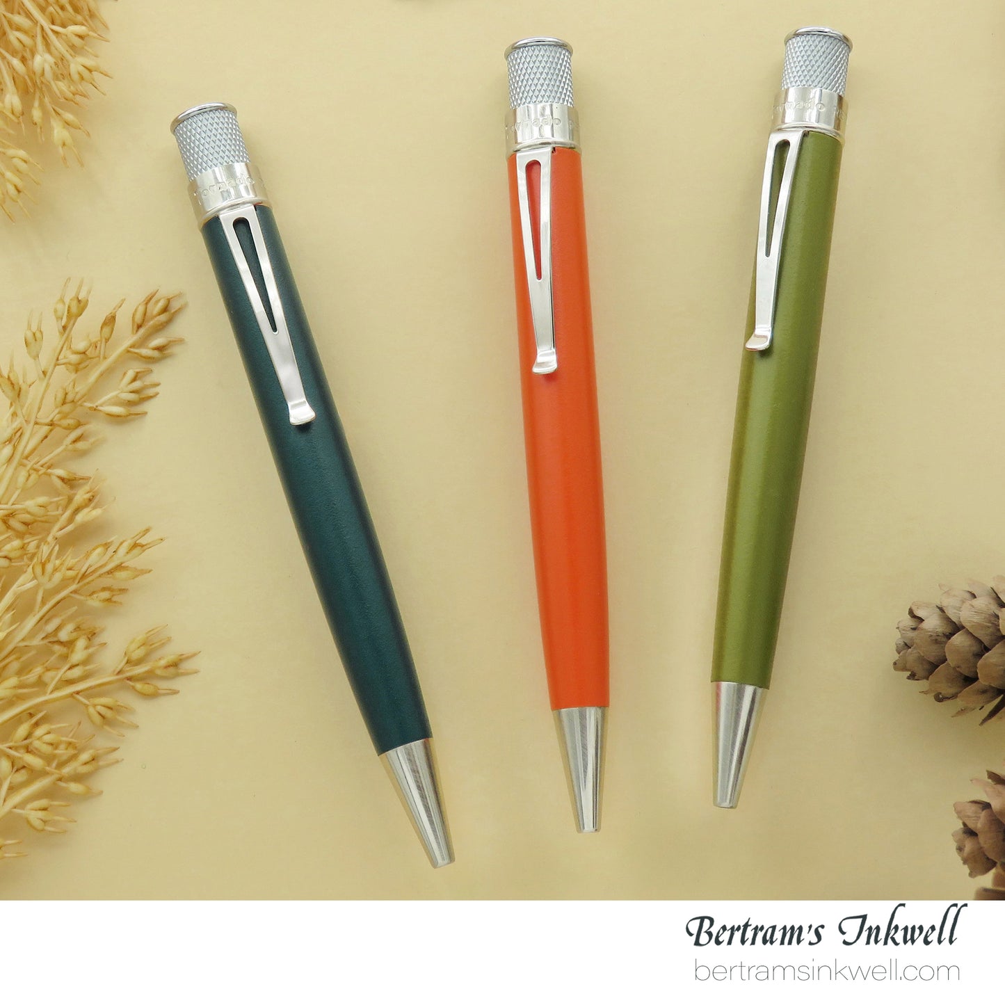 Retro 51 Tornado™ Seasonal Touch Autumn Orange Retractable Rollerball