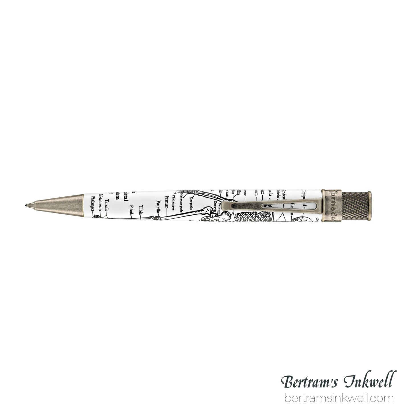 Retro 51 Tornado™ Vintage Metalsmith - Dr. Gray Skeleton Rollerball