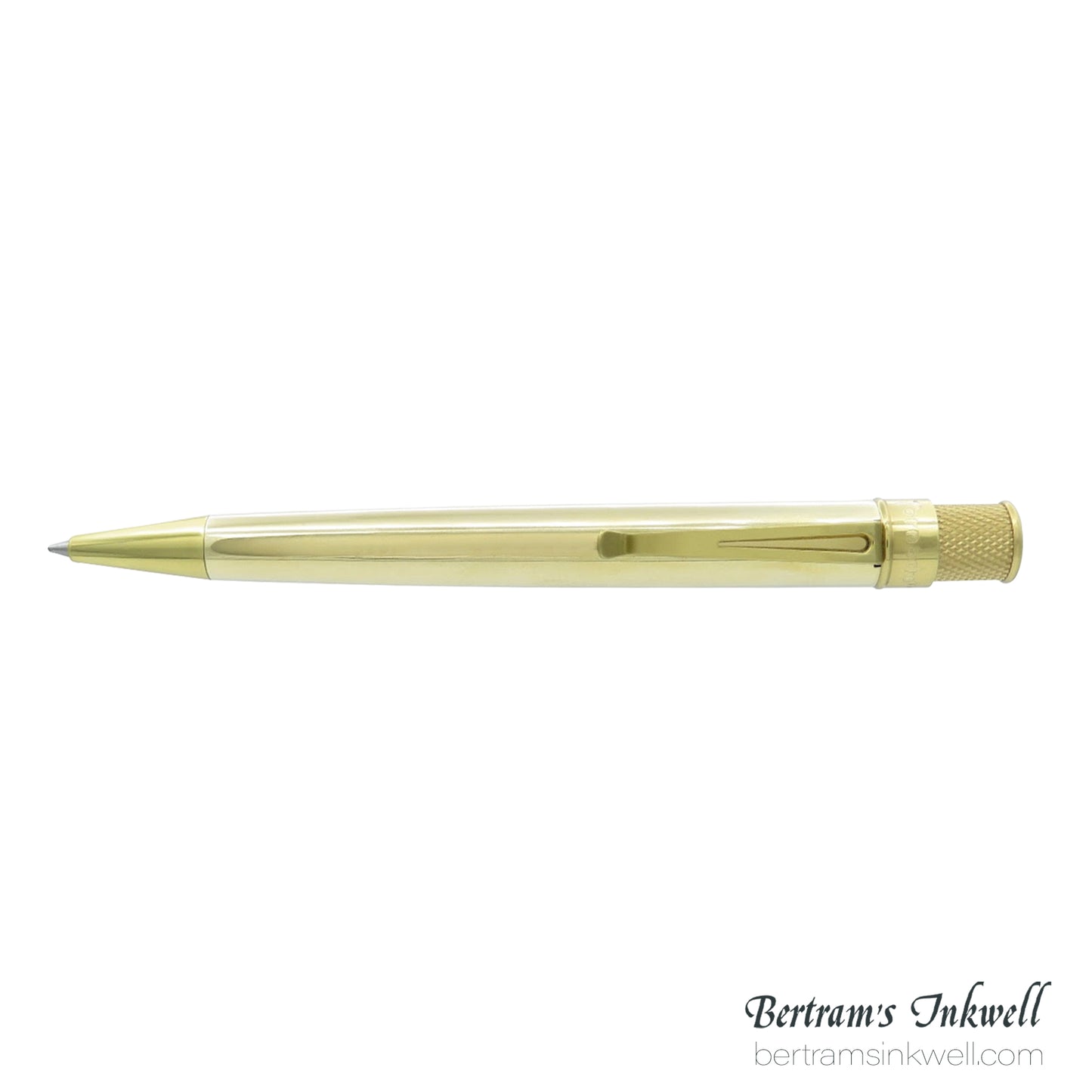 Retro 51 Tornado Vintage Metalsmith Raw Brass Retractable Rollerball