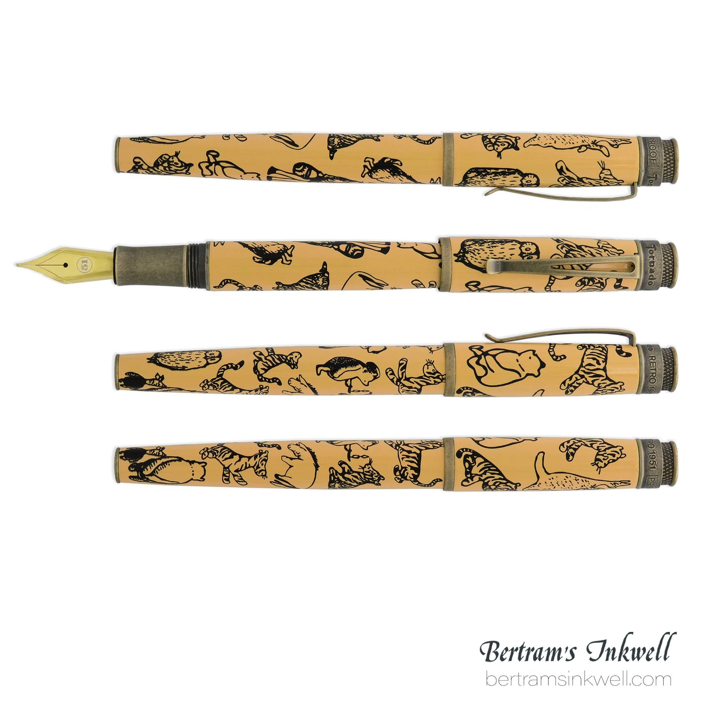 Retro 51 Tornado™ A.A. Milne The House at Pooh Corner Decorations by E.H. Shepard Fountain Pen