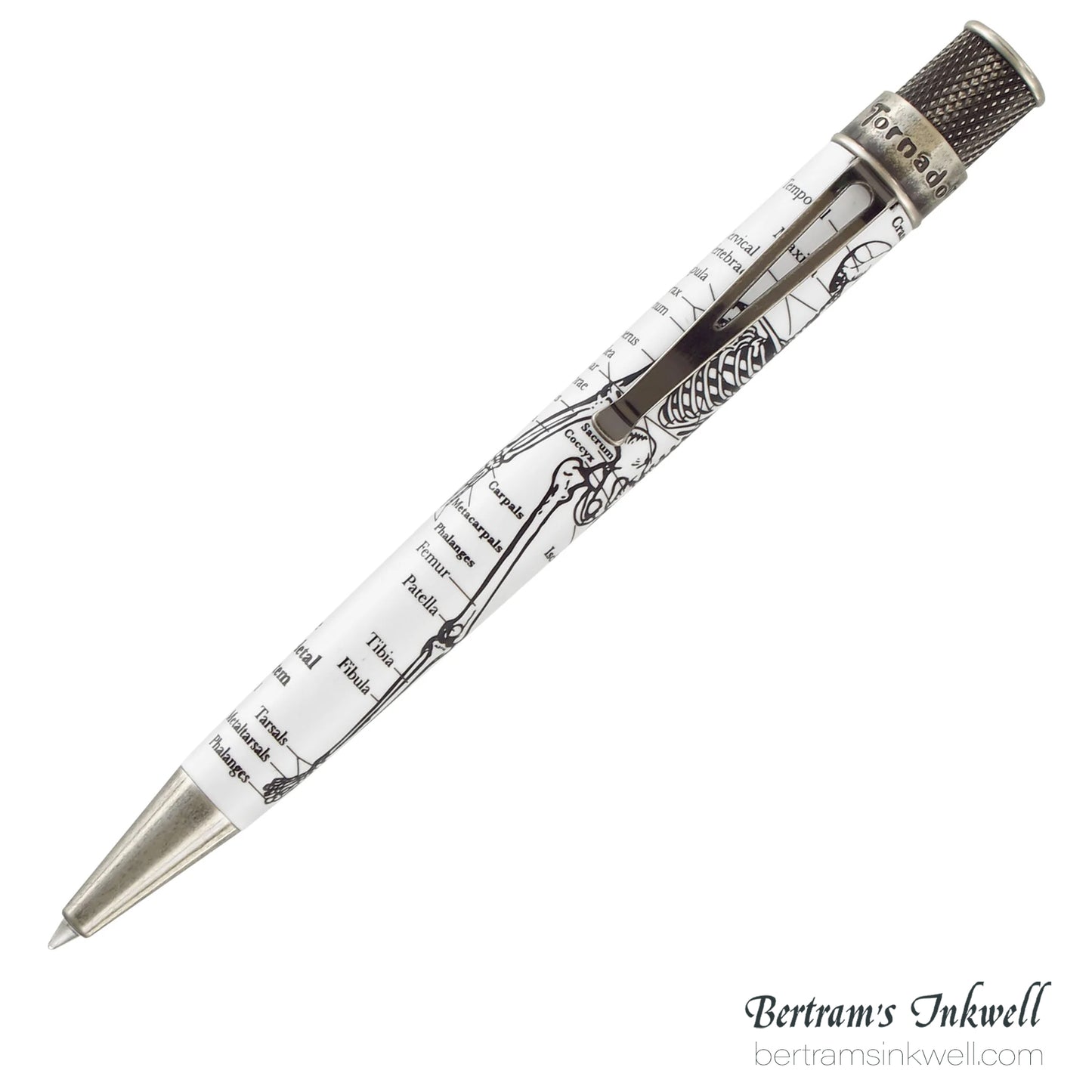 Retro 51 Tornado™ Vintage Metalsmith - Dr. Gray Skeleton Rollerball