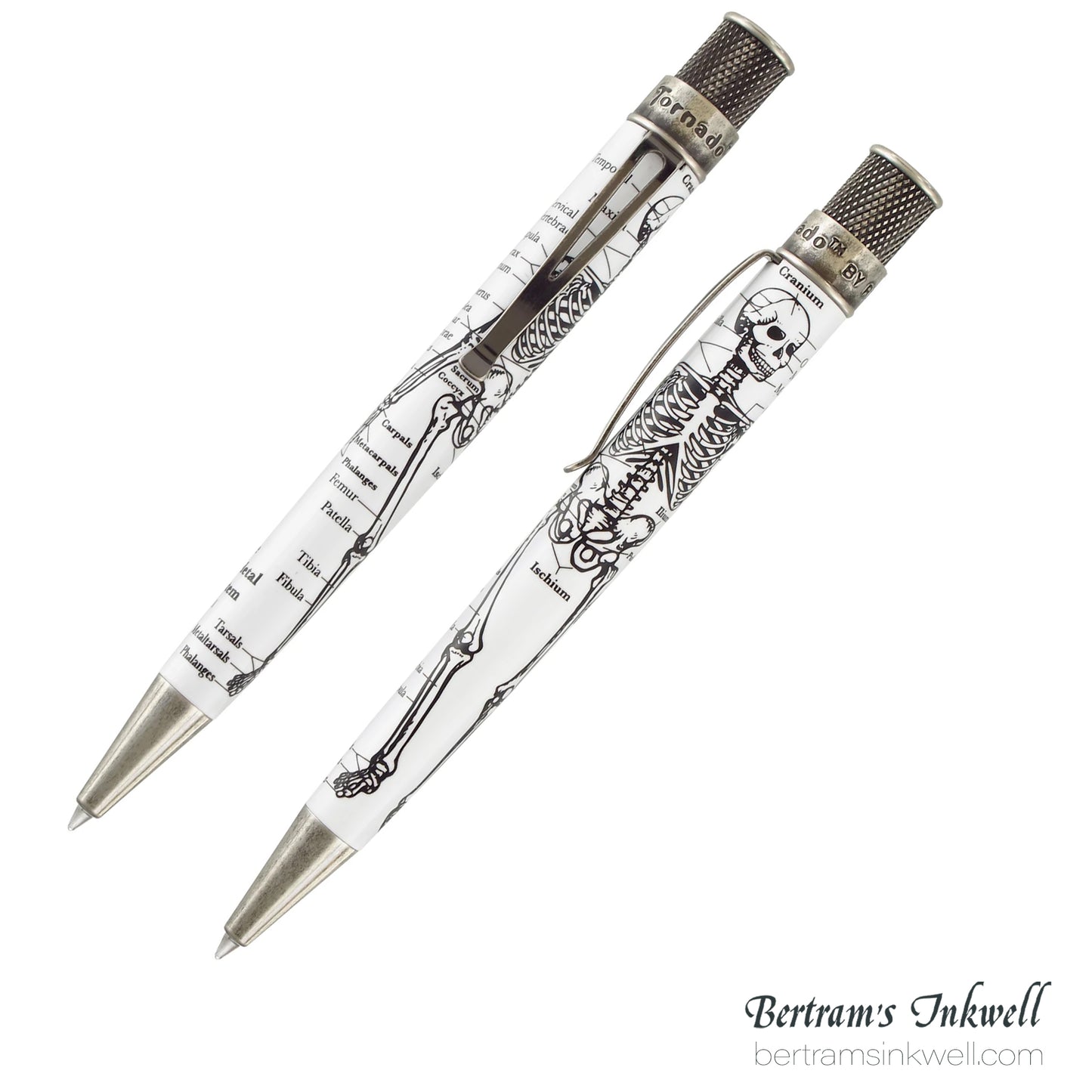 Retro 51 Tornado™ Vintage Metalsmith - Dr. Gray Skeleton Rollerball