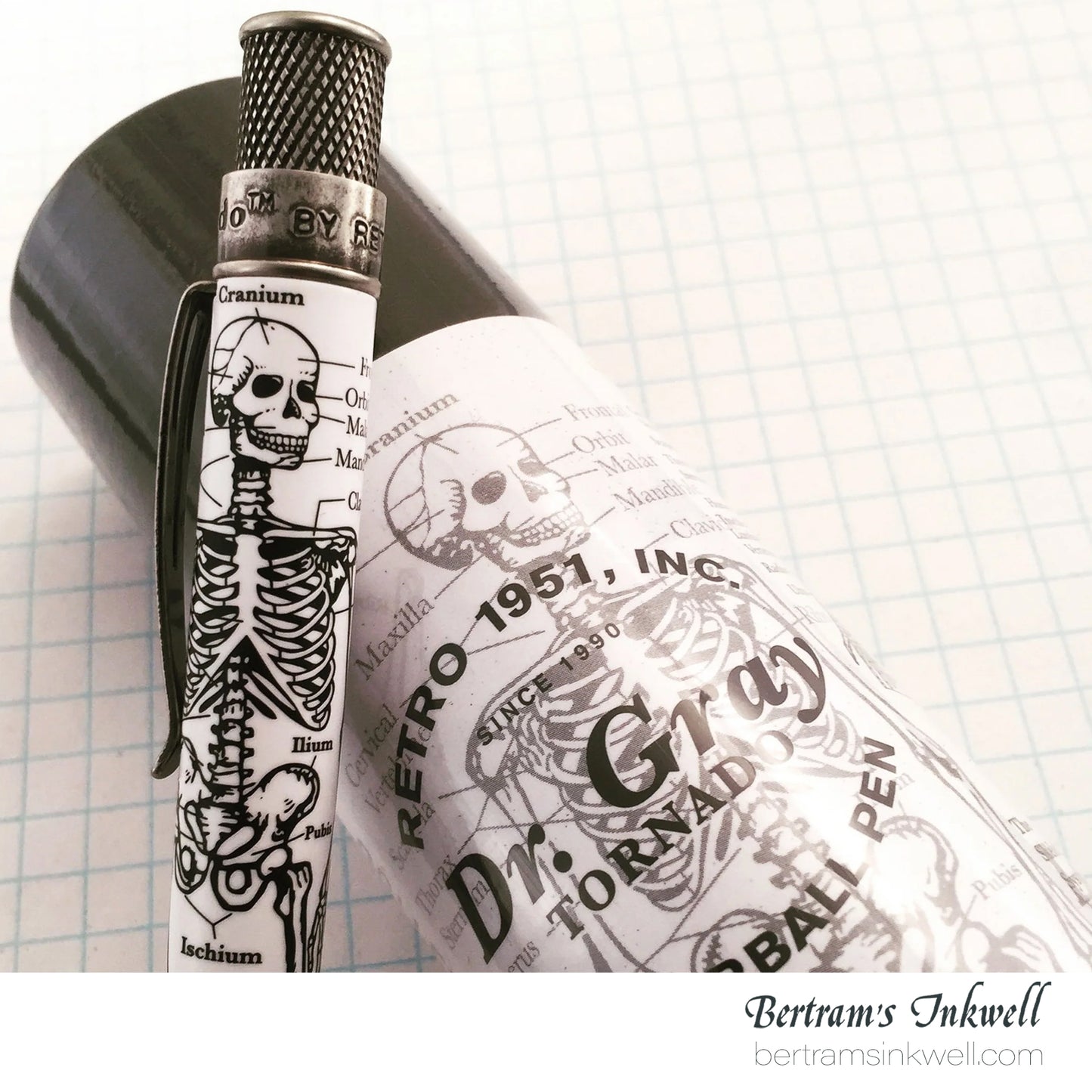Retro 51 Tornado™ Vintage Metalsmith - Dr. Gray Skeleton Rollerball