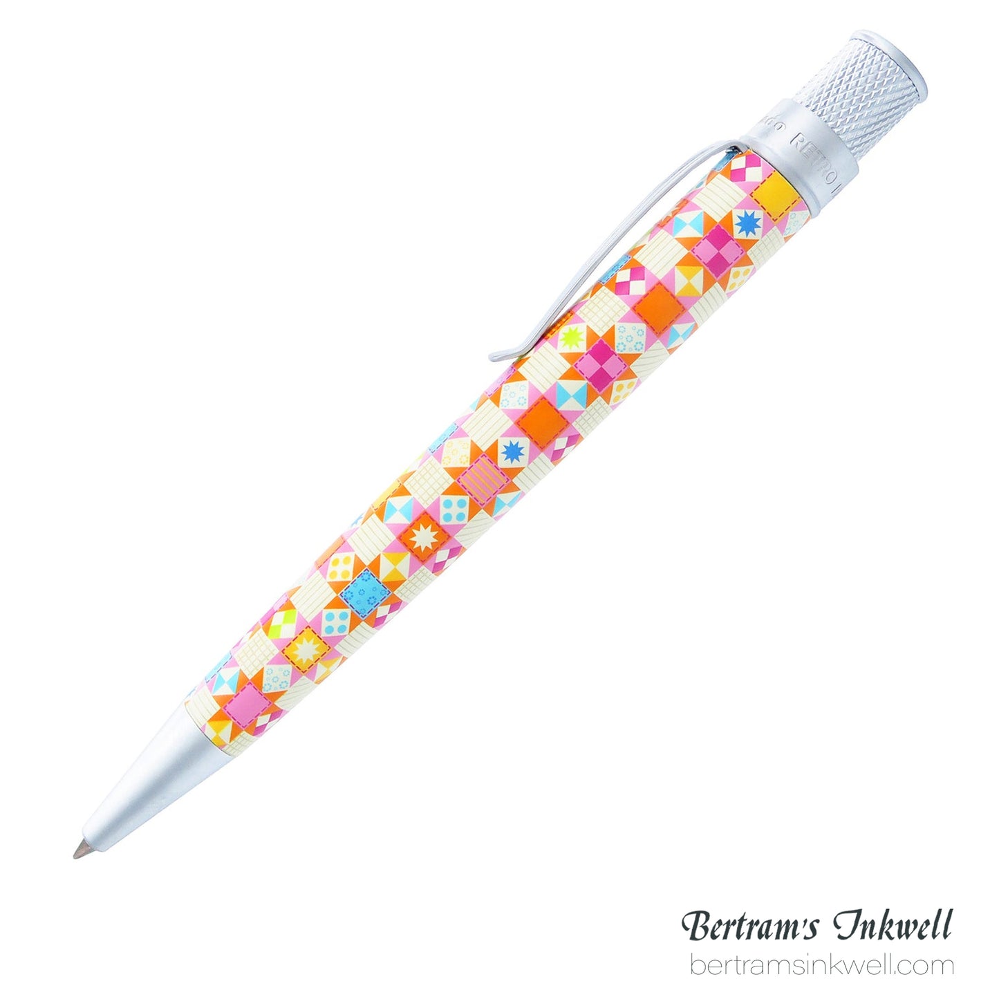 Retro 51 Tornado™ Vintage Metalsmith - Patchwork Rollerball Pen