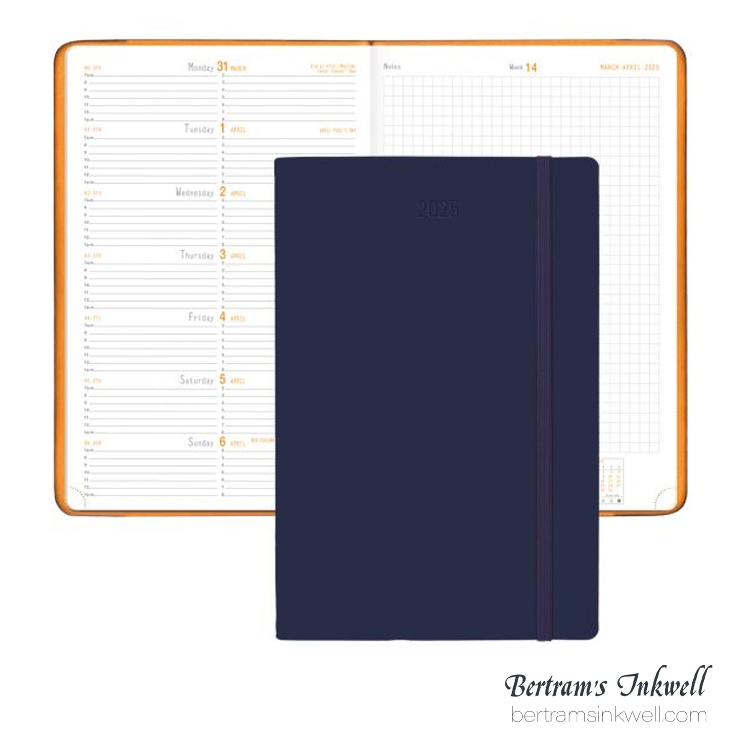 Rhodia 2026 Webplanner Notebook - Black cover