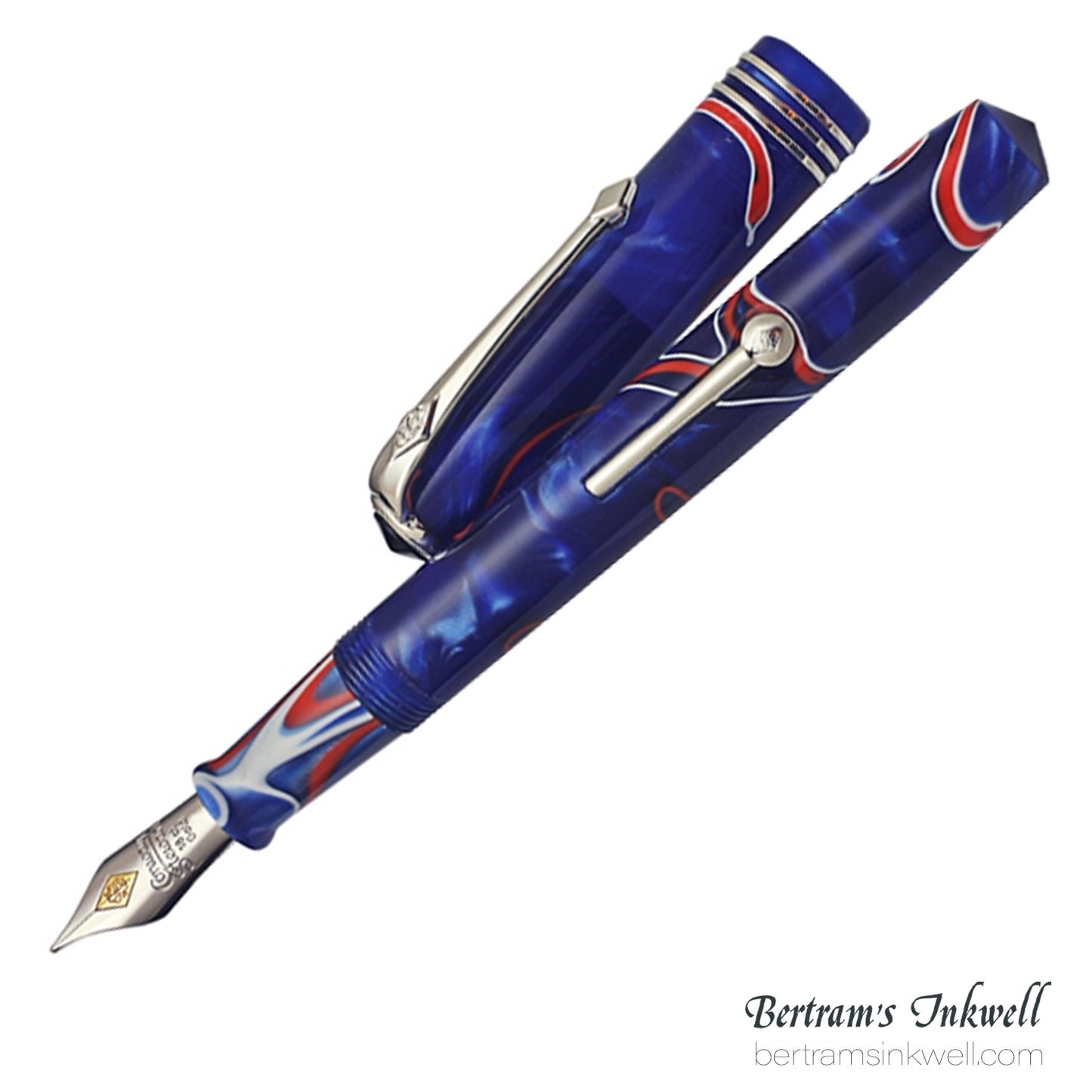 Conway Stewart Model 58 Red, White, Blue Limited Edition, 2013