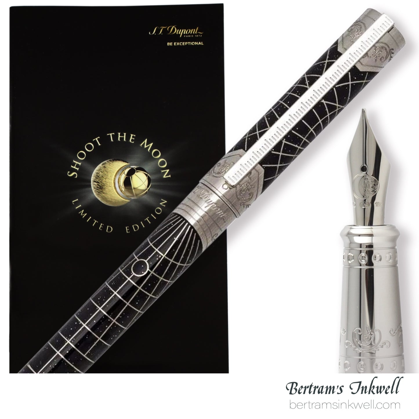S.T. Dupont Neo Classique Shoot the Moon Fountain Pen 141031, 2015