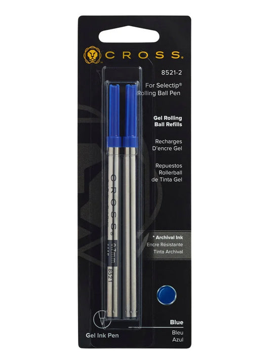 Cross Selectip® Gel Rollerball Refills Blue 2 Pack
