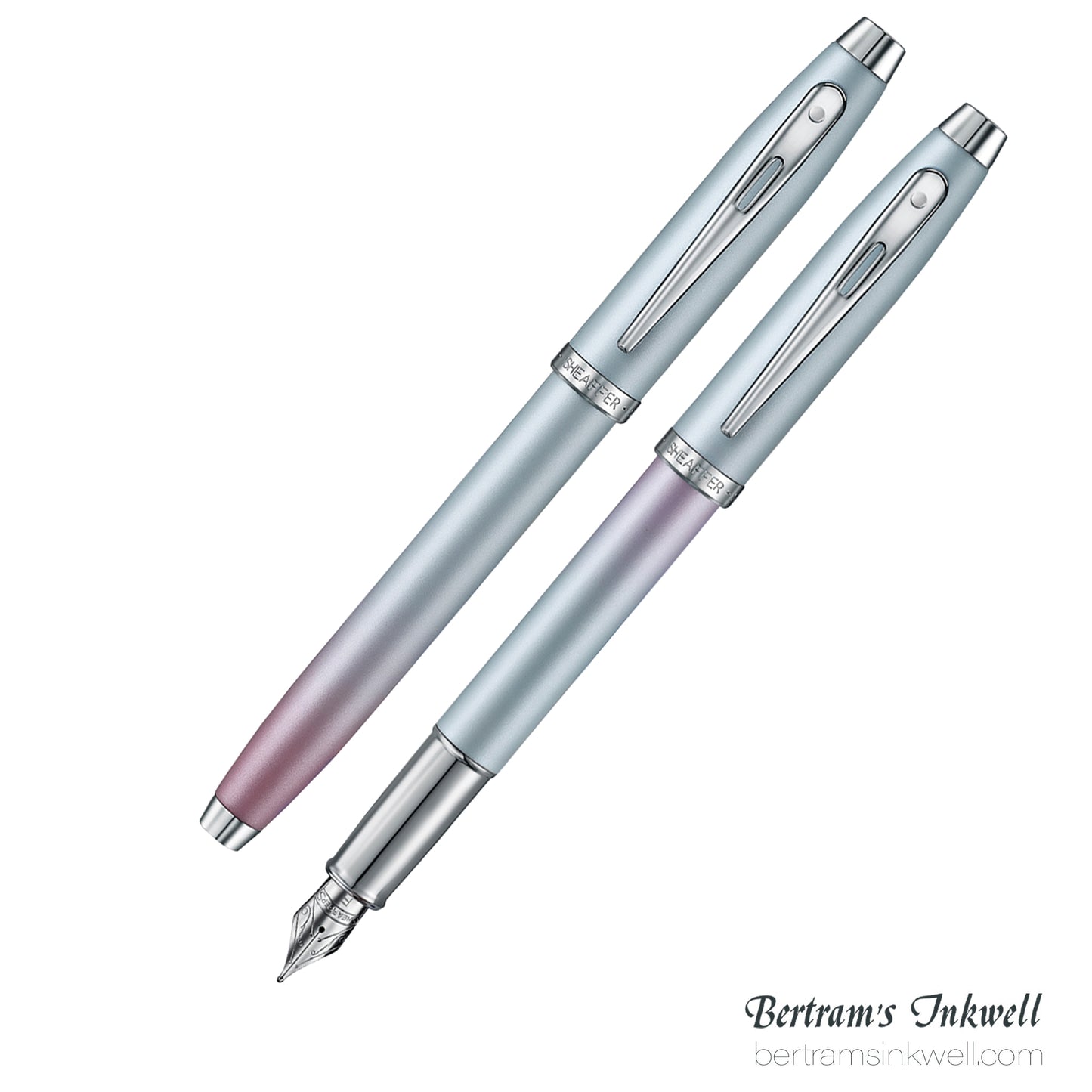 Sheaffer 100 Expressions Blue Pink Fountain Pen