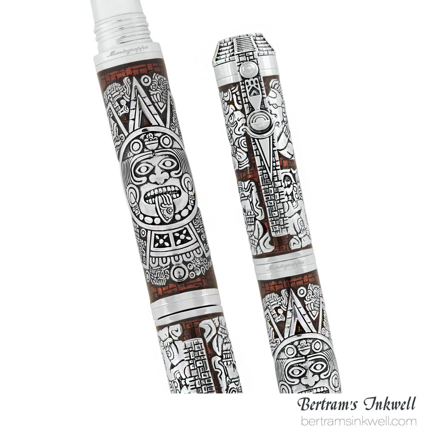 Montegrappa Ancient Mexican Civilizations Silver Limited Edition Rollerball ISCMNRSE, 2012