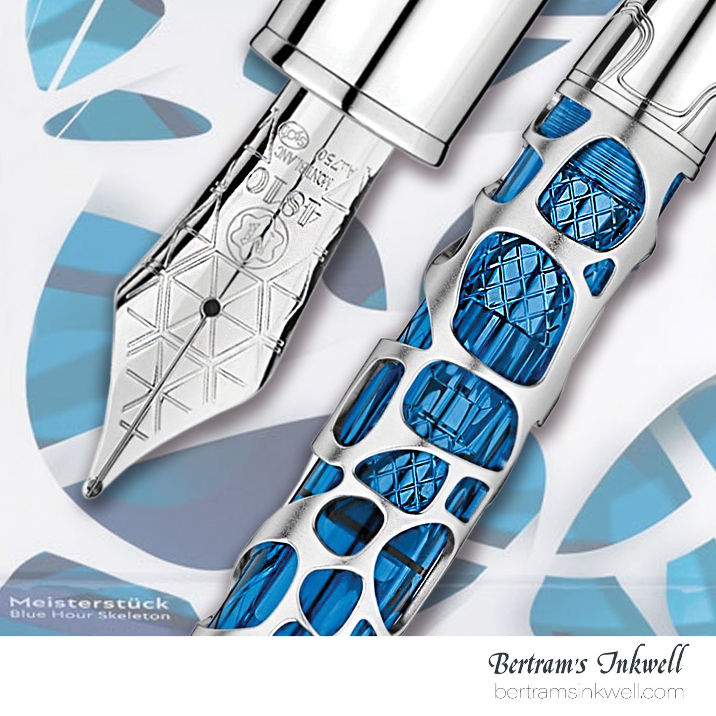 Montblanc Meisterstück Solitaire Blue Hour Skeleton 149 Fountain Pen 113035, 2015