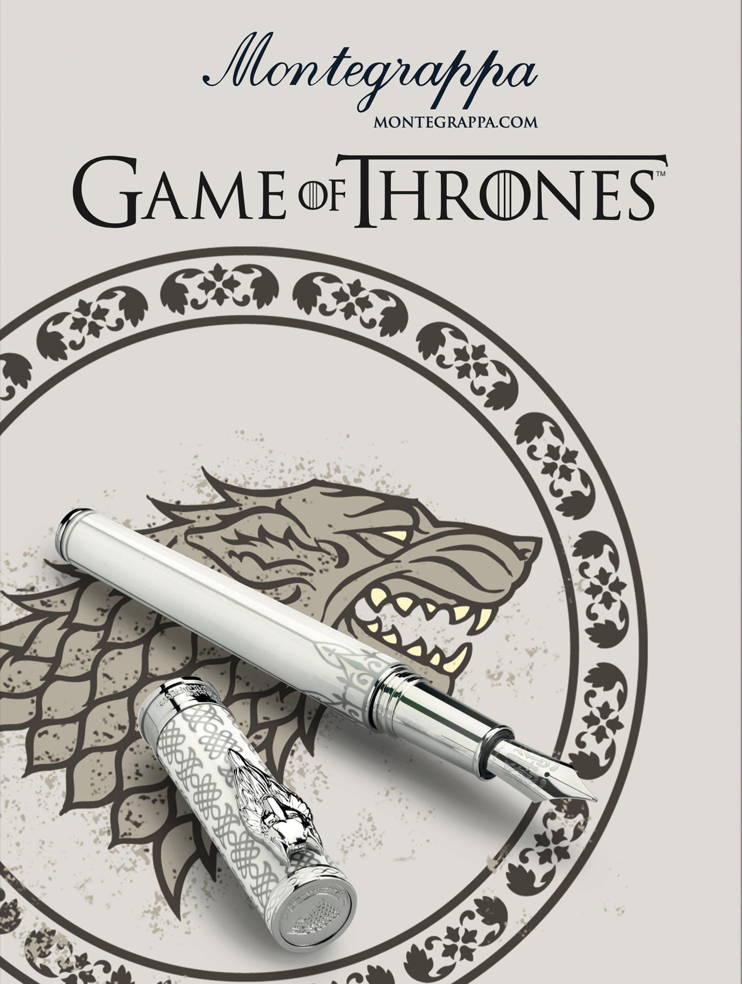 Montegrappa HBO Game of Thrones - Stark, Fountain Pen ISGOT2SK, 2017
