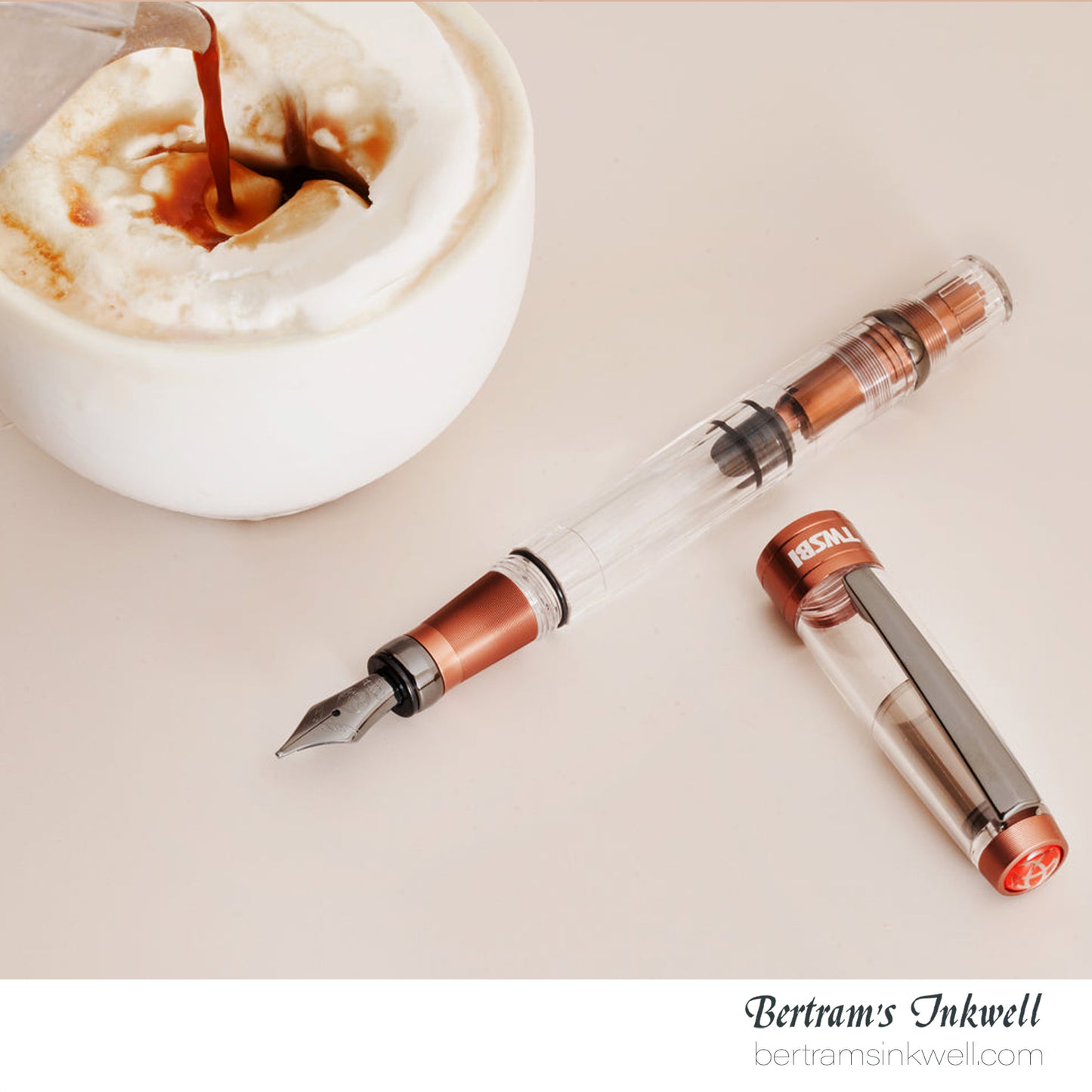 TWSBI Diamond 580ALR Affogato w/Onyx Fountain Pen