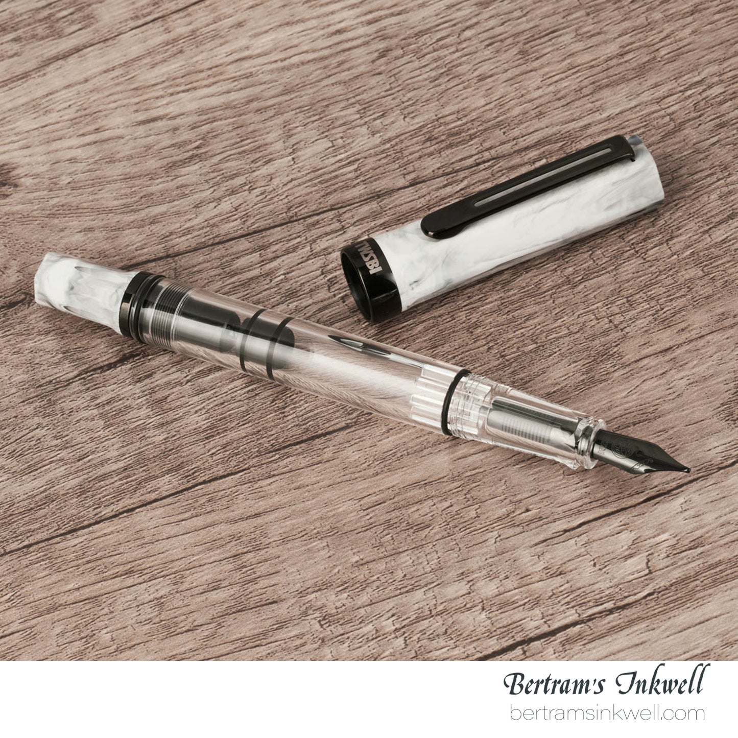 TWSBI Eco Carrara with Onyx Fountain Pen