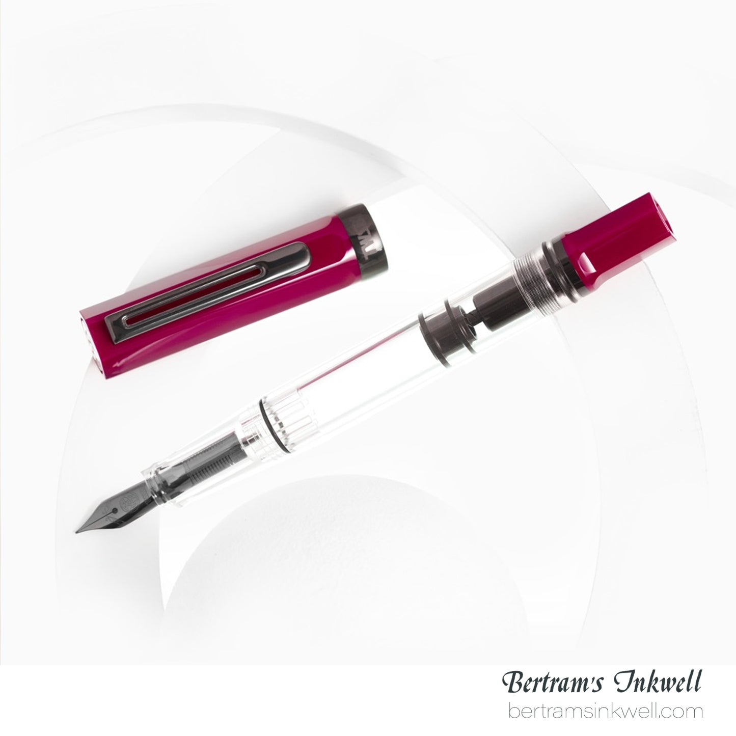TWSBI Eco Plum with Onyx Fountain Pen
