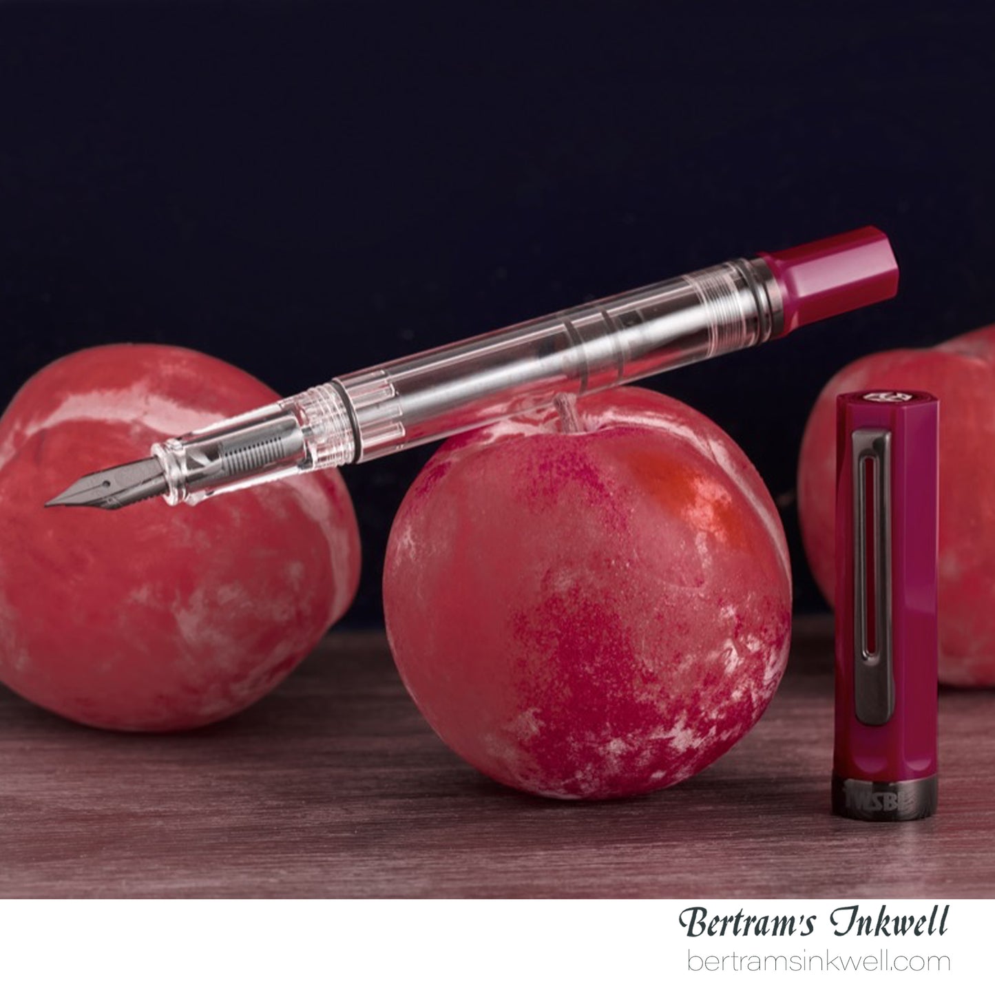 TWSBI Eco Plum with Onyx Fountain Pen