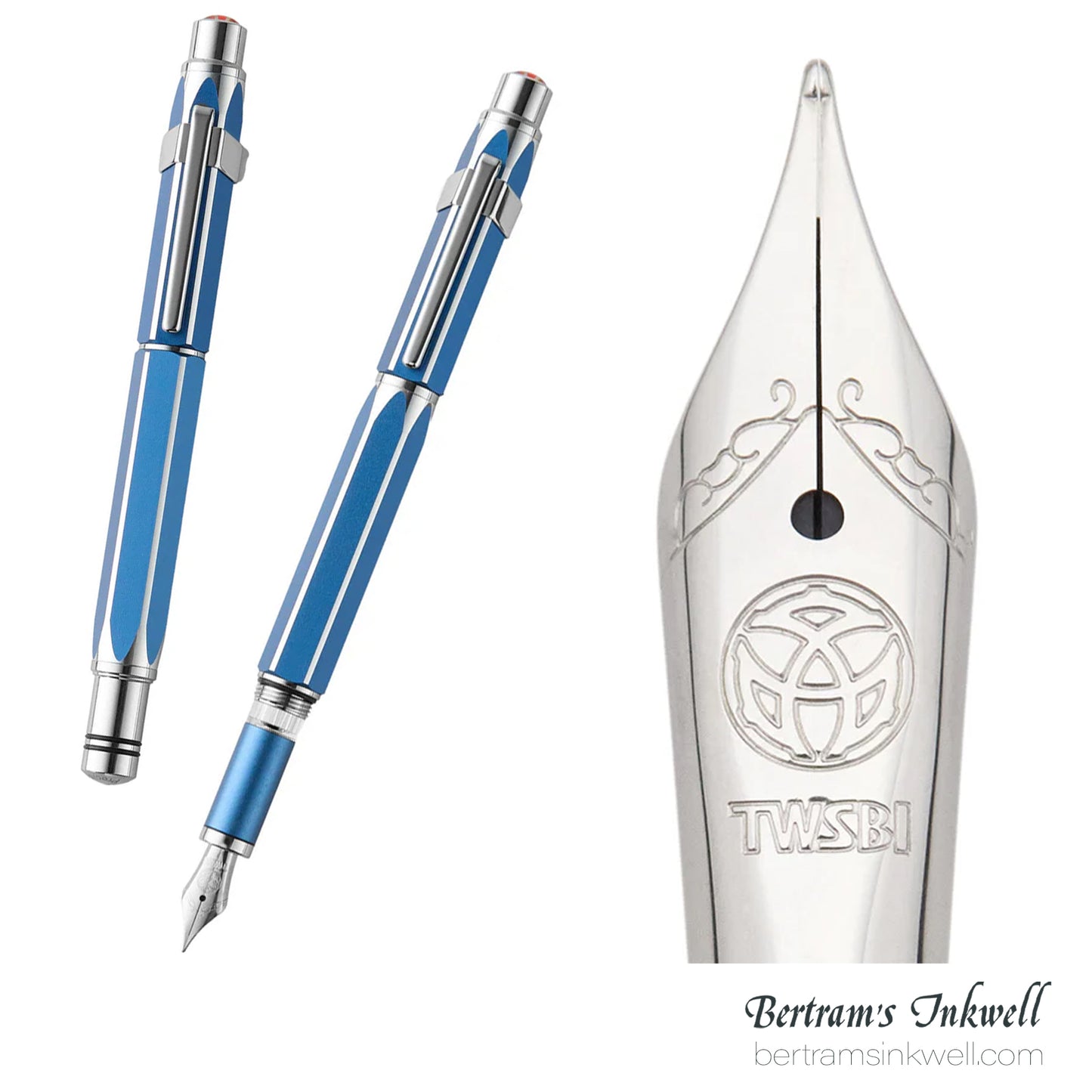TWSBI Precision Gemini Blue Special Edition Fountain Pen