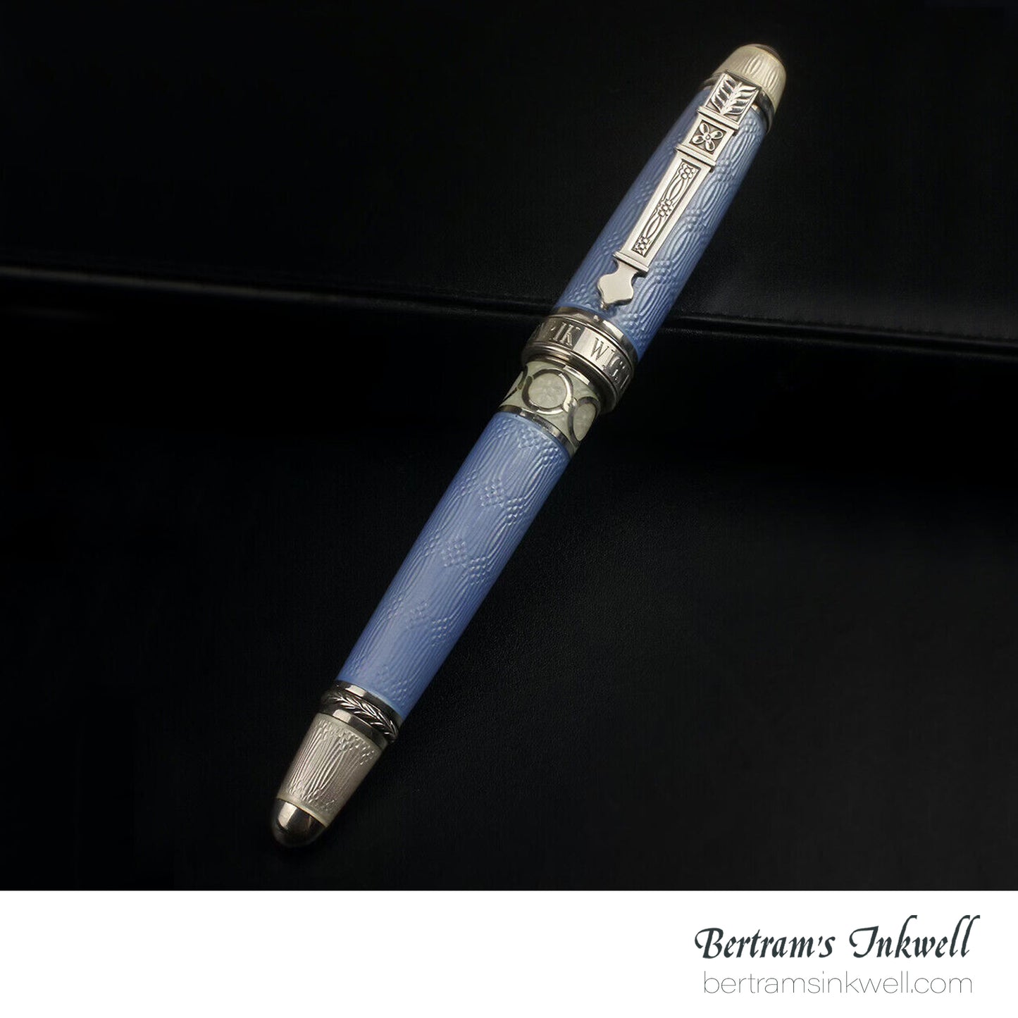 David Oscarson Henrik Wigstrom Trophy Collection Translucent Powder Blue and Opalescent White Limited Edition Fountain Pen, 2002