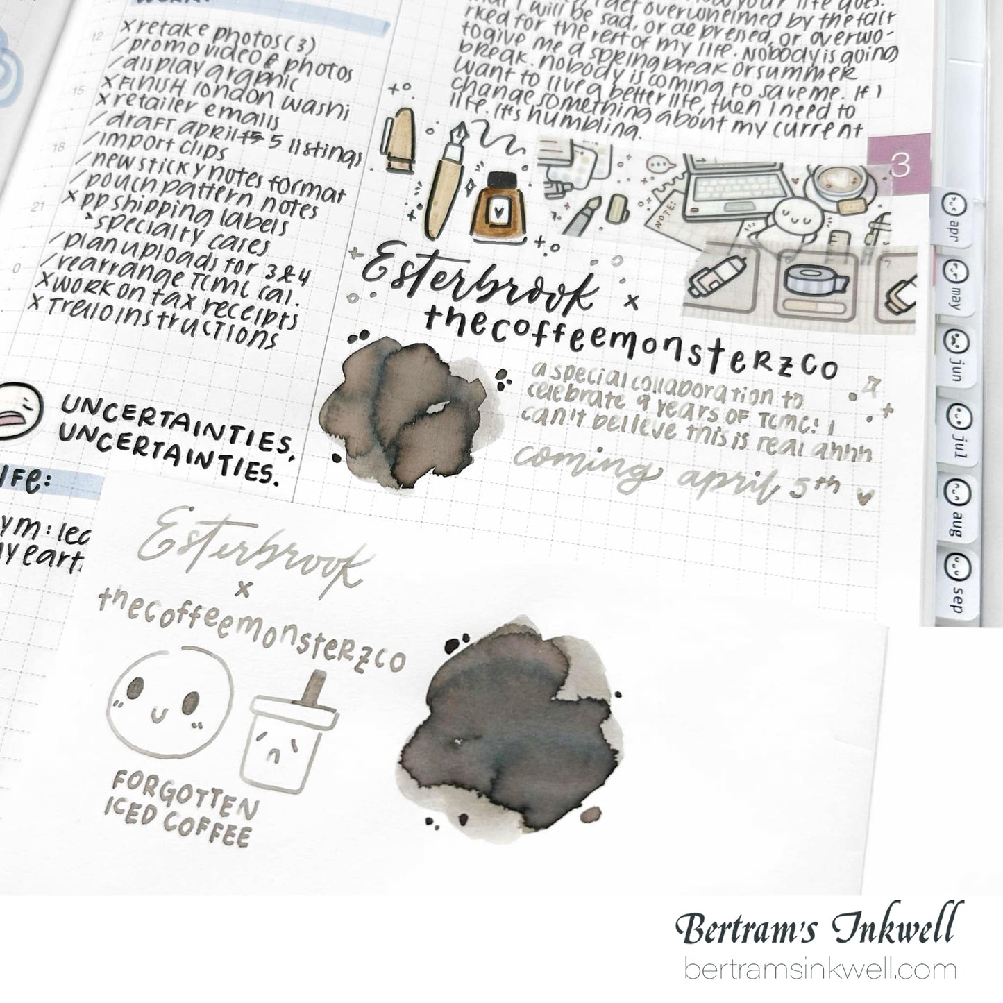 Esterbrook The Coffee Monsterz CO Bottled Ink