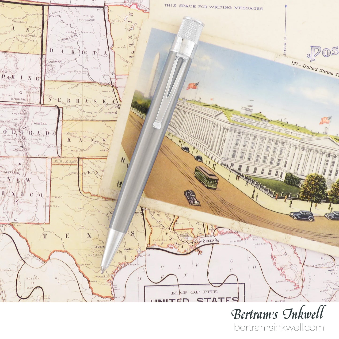 Retro 51 Tornado™ Classic Lacquer - Stainless Rollerball