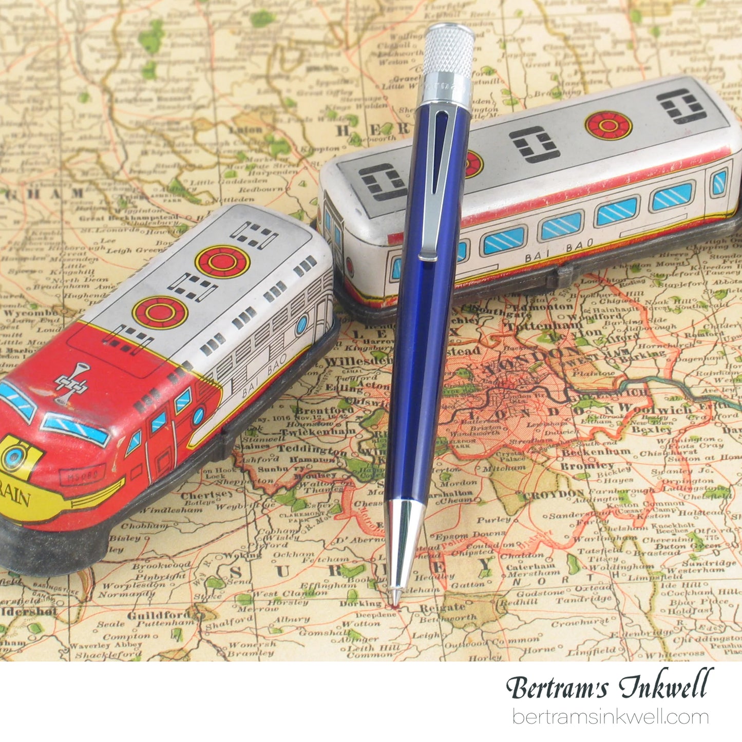 Retro 51 Tornado™ Classic Lacquer - True Blue Rollerball