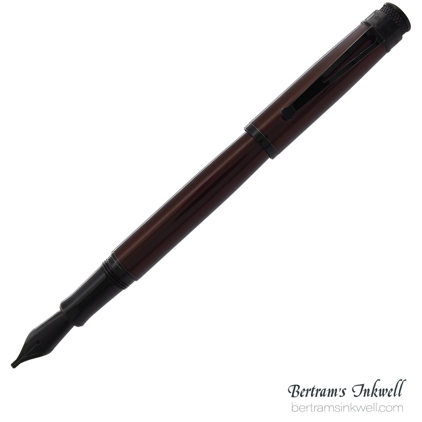 Retro 51 Tornado™ Stealth Lacquer - Black Cherry Fountain Pen