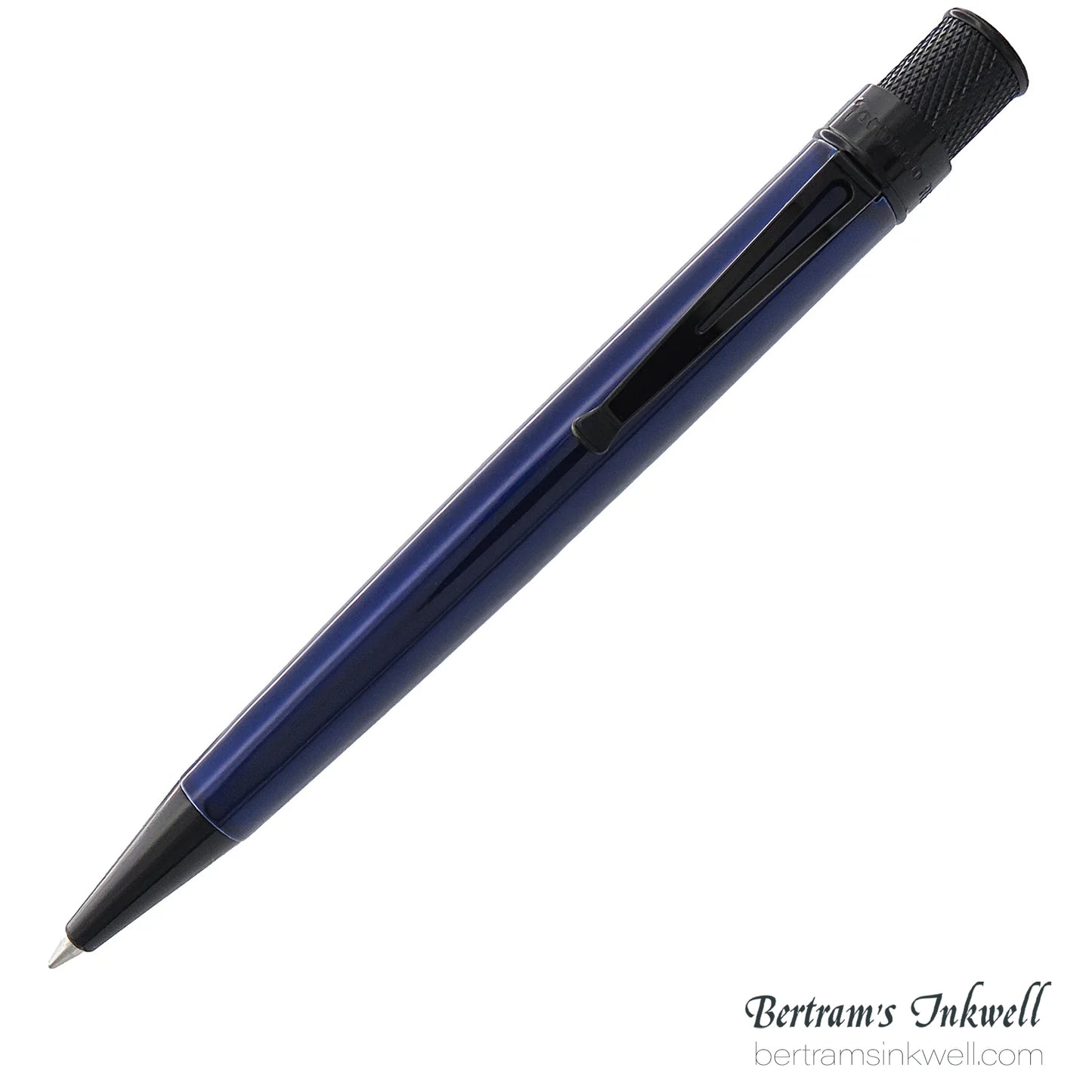 Retro 51 Tornado™ Stealth Lacquer - Blue Black Rollerball