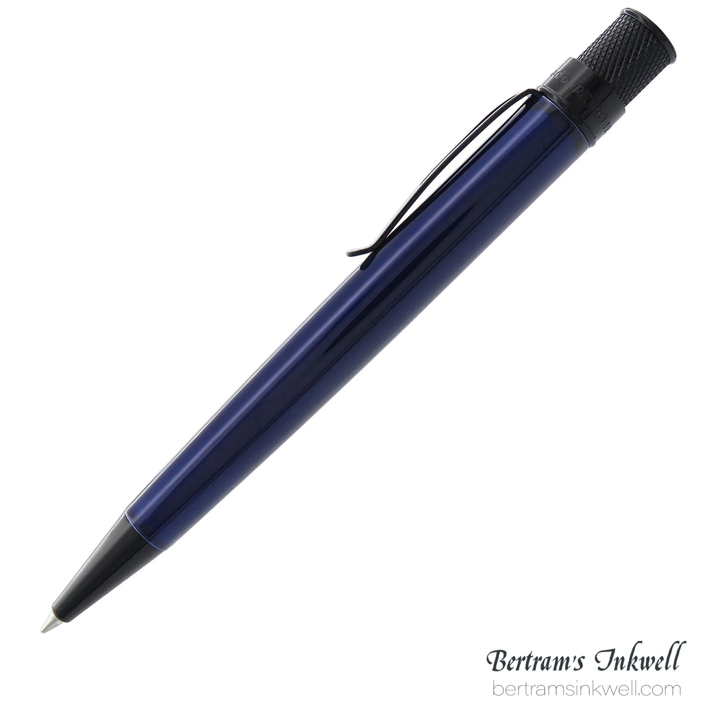 Retro 51 Tornado™ Stealth Lacquer - Blue Black Rollerball