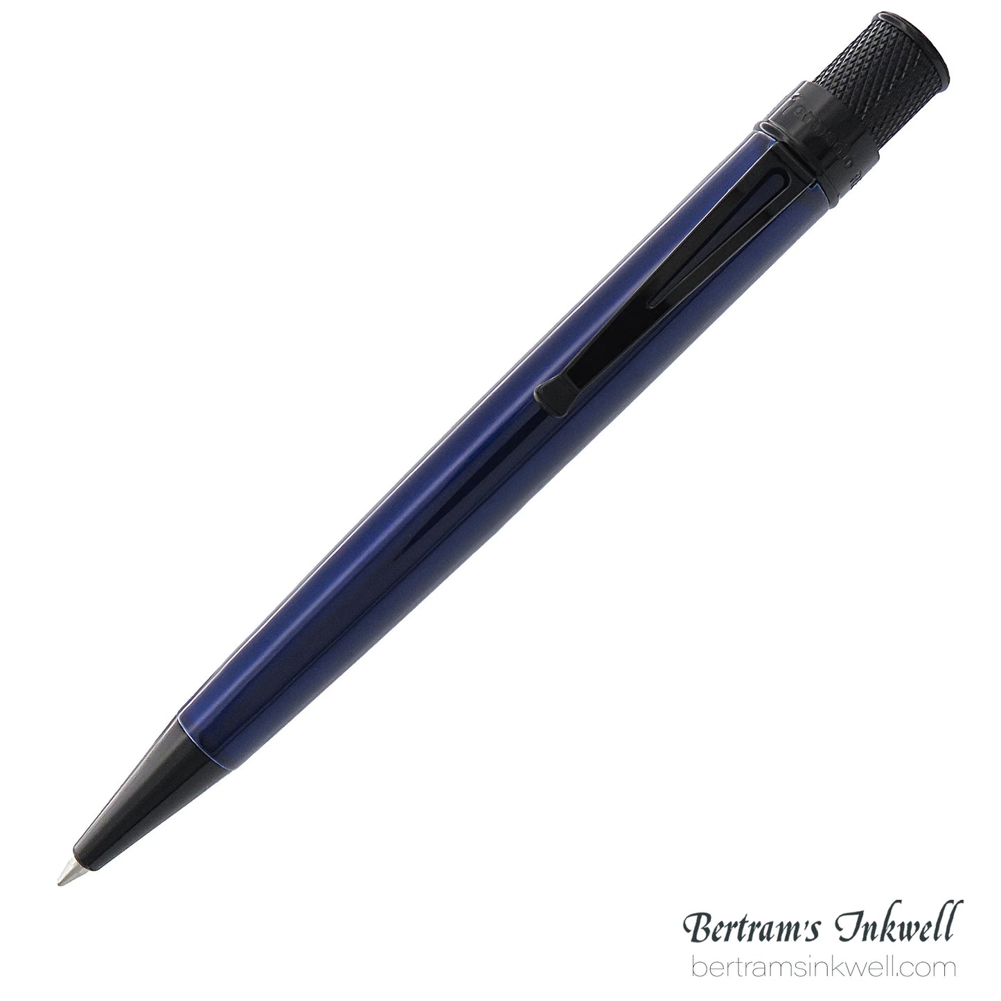 Retro 51 Tornado™ Stealth Lacquer - Blue Black Rollerball