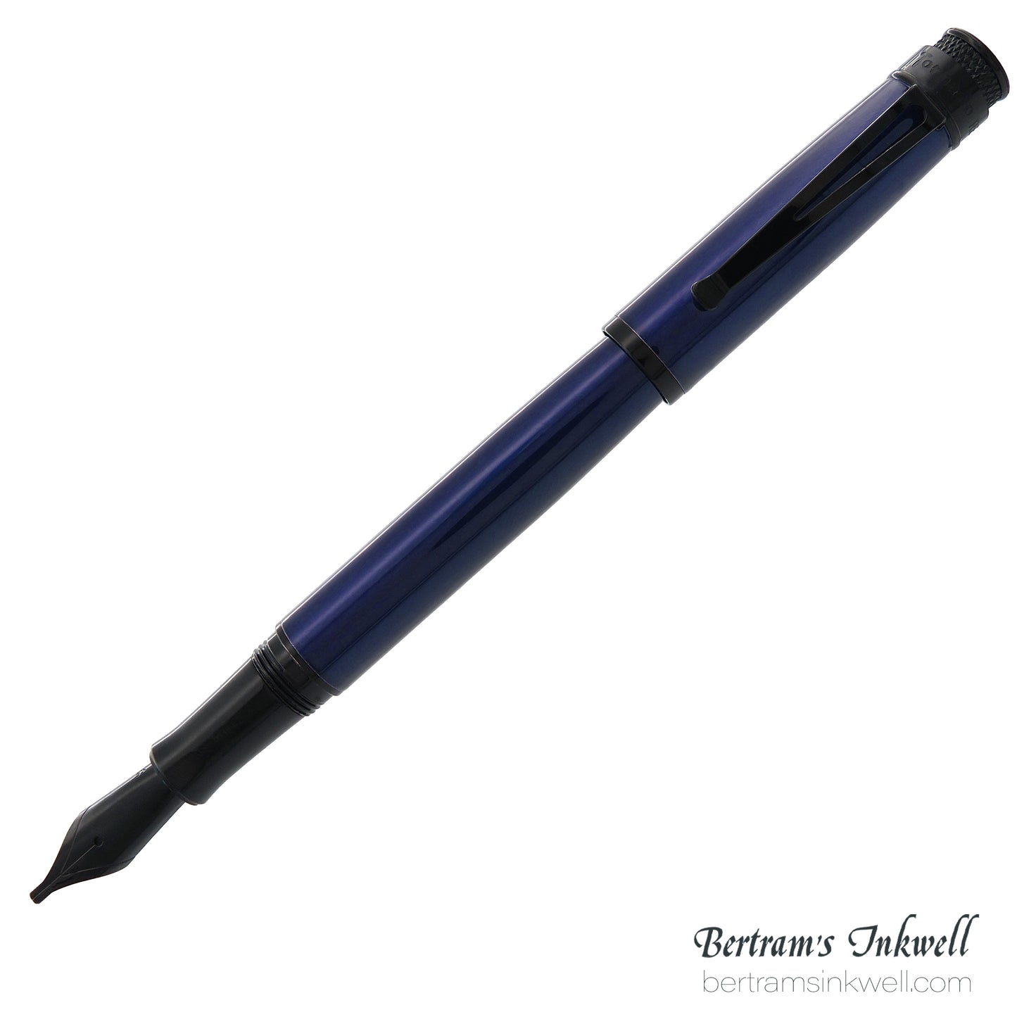 Retro 51 Tornado™ Stealth Lacquer - Blue Black Fountain Pen