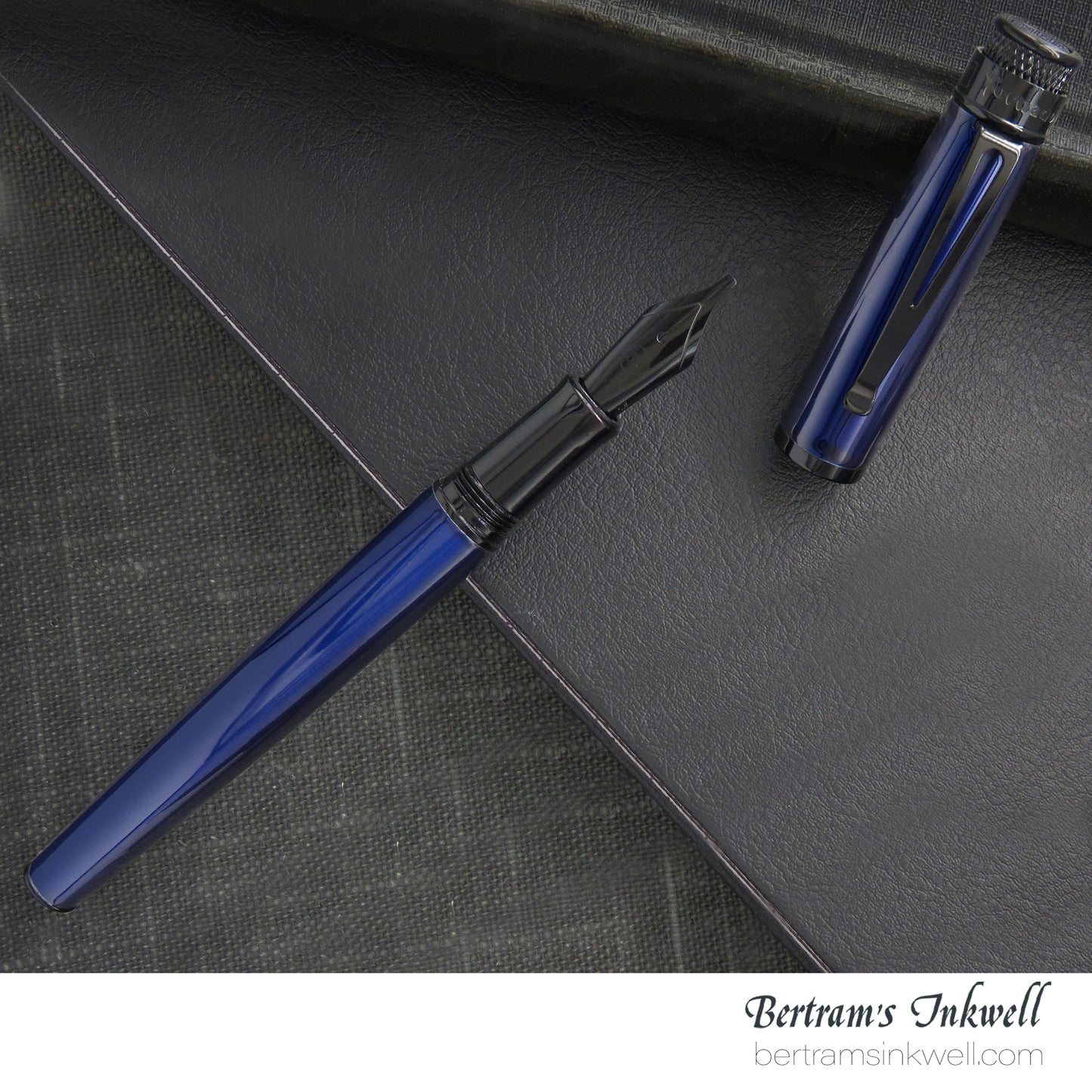 Retro 51 Tornado™ Stealth Lacquer - Blue Black Fountain Pen