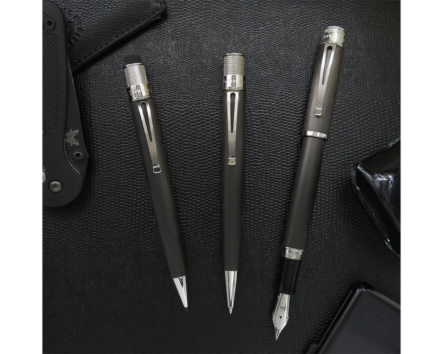 Retro 51 Platinum Executive - Black Nickel Rollerball