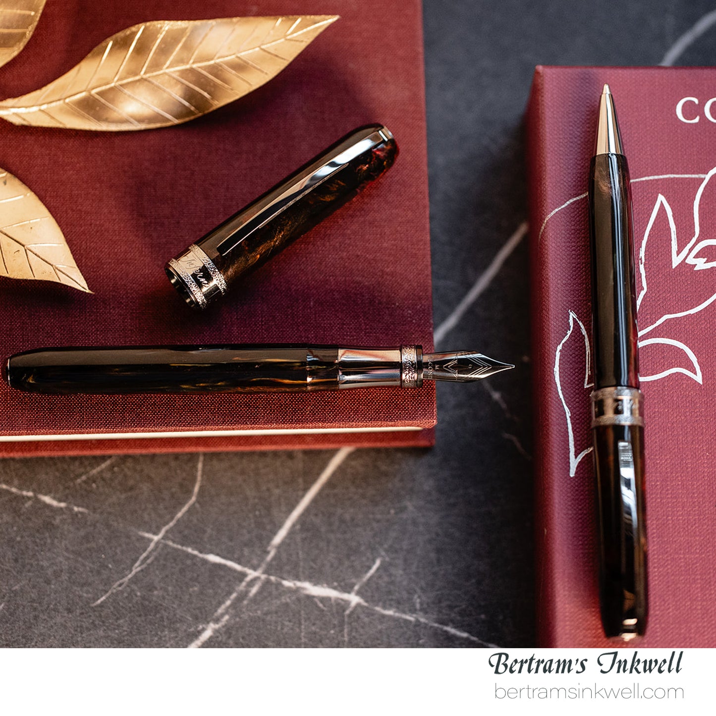 Visconti Comedia Inferno Black and Red Fountain Pen