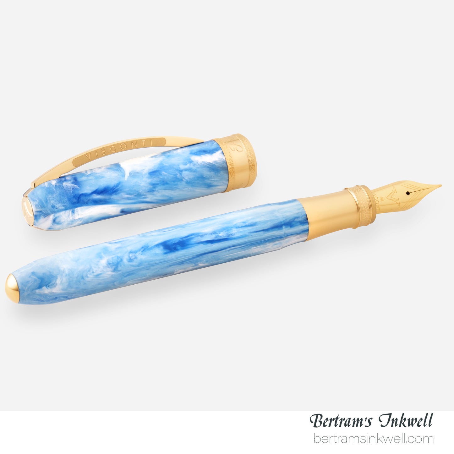 Visconti Comedia Paradiso Blue Fountain Pen