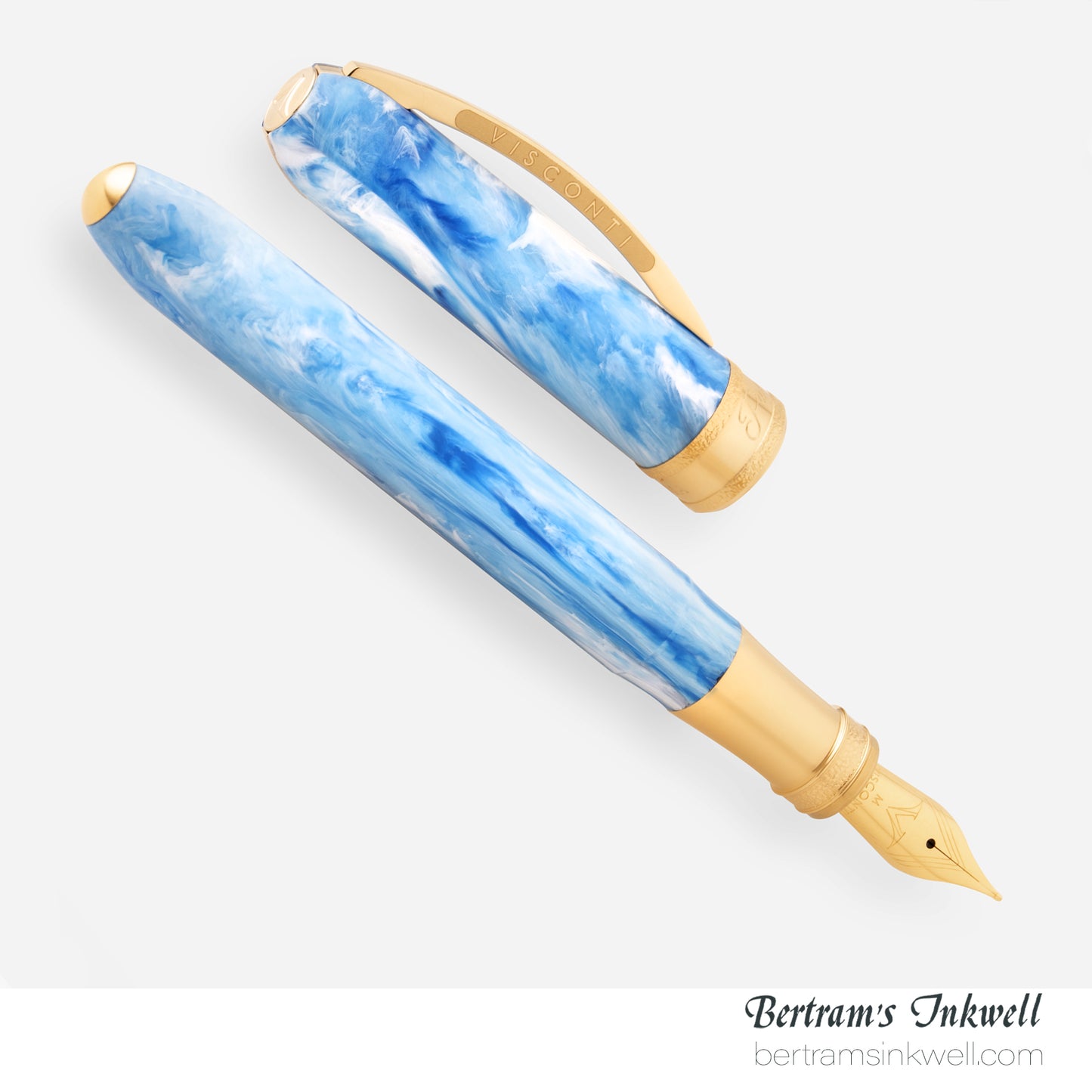Visconti Comedia Paradiso Blue Fountain Pen