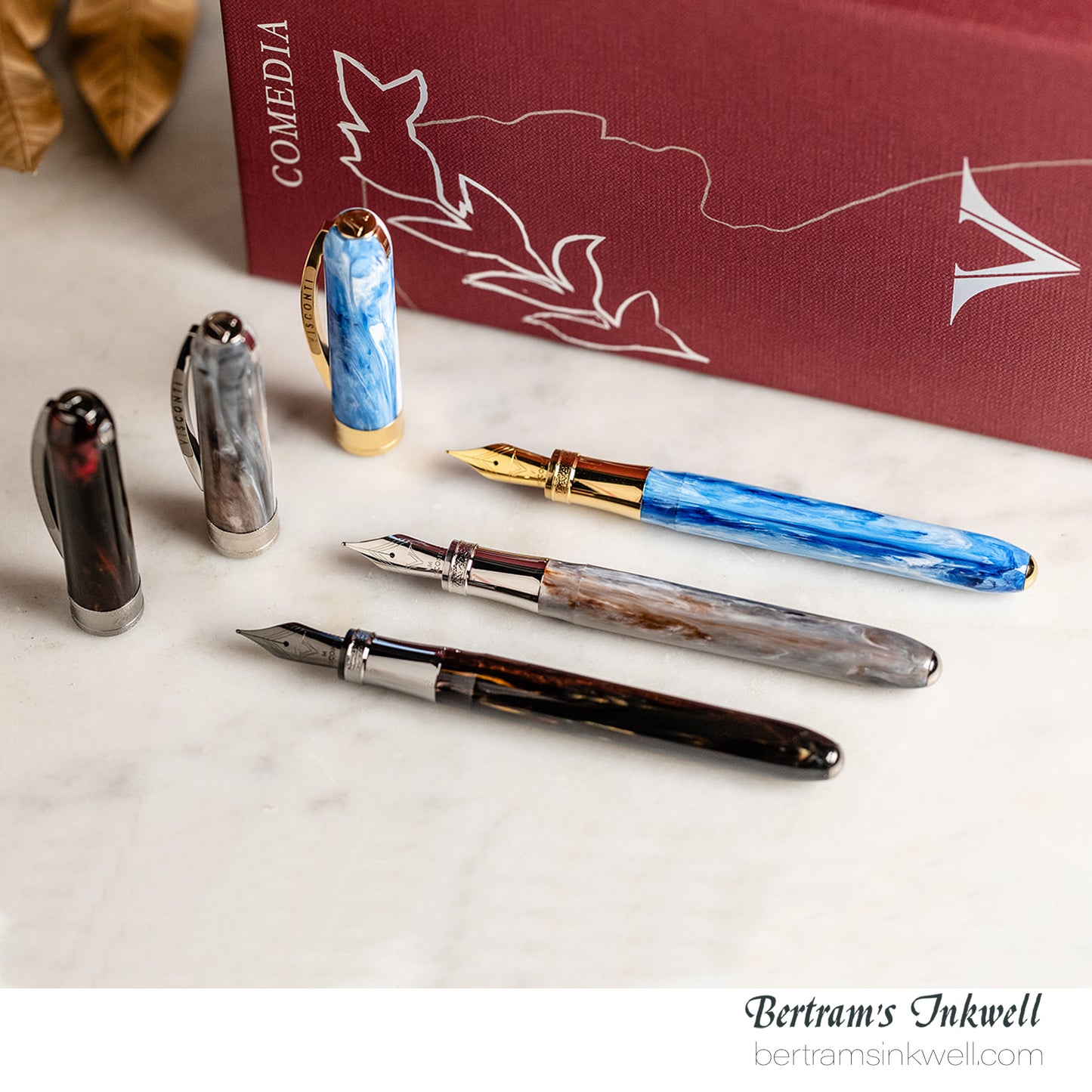 Visconti Comedia Inferno Black and Red Fountain Pen