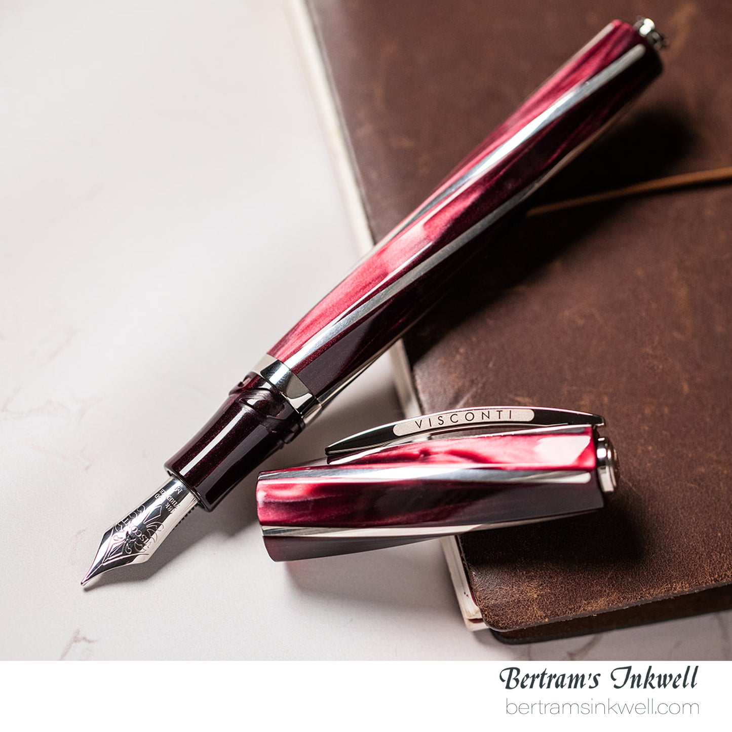 Visconti Divina Elegance Bordeaux Fountain Pen