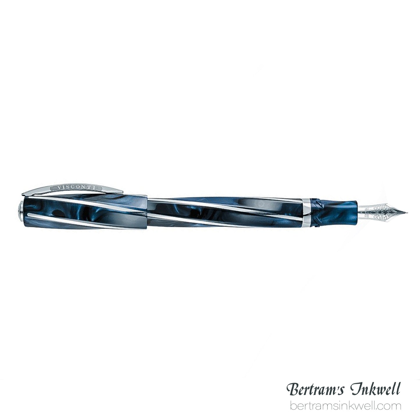 Visconti Divina Elegance Imperial Blue Oversize Fountain Pen