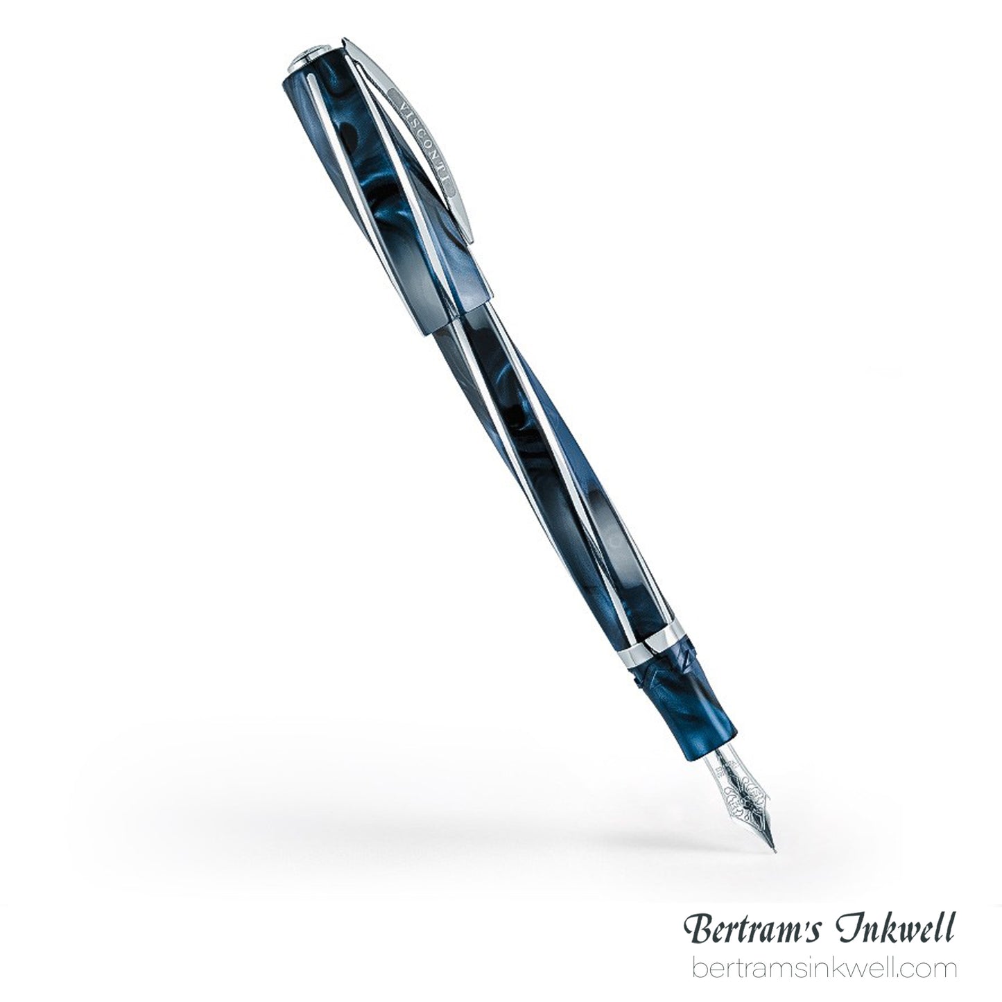 Visconti Divina Elegance Imperial Blue Oversize Fountain Pen