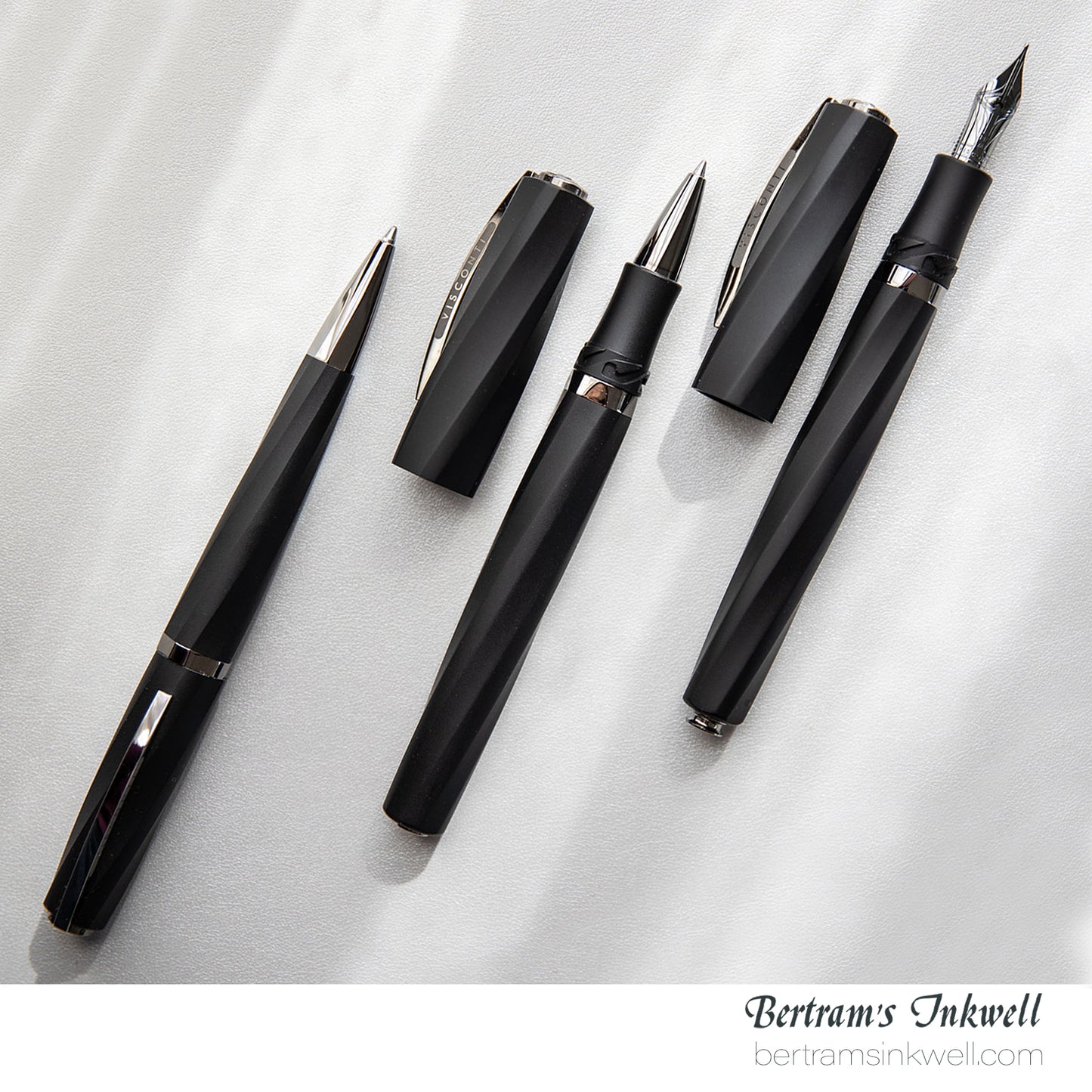 Visconti Divina Matte Black Oversize Rollerball