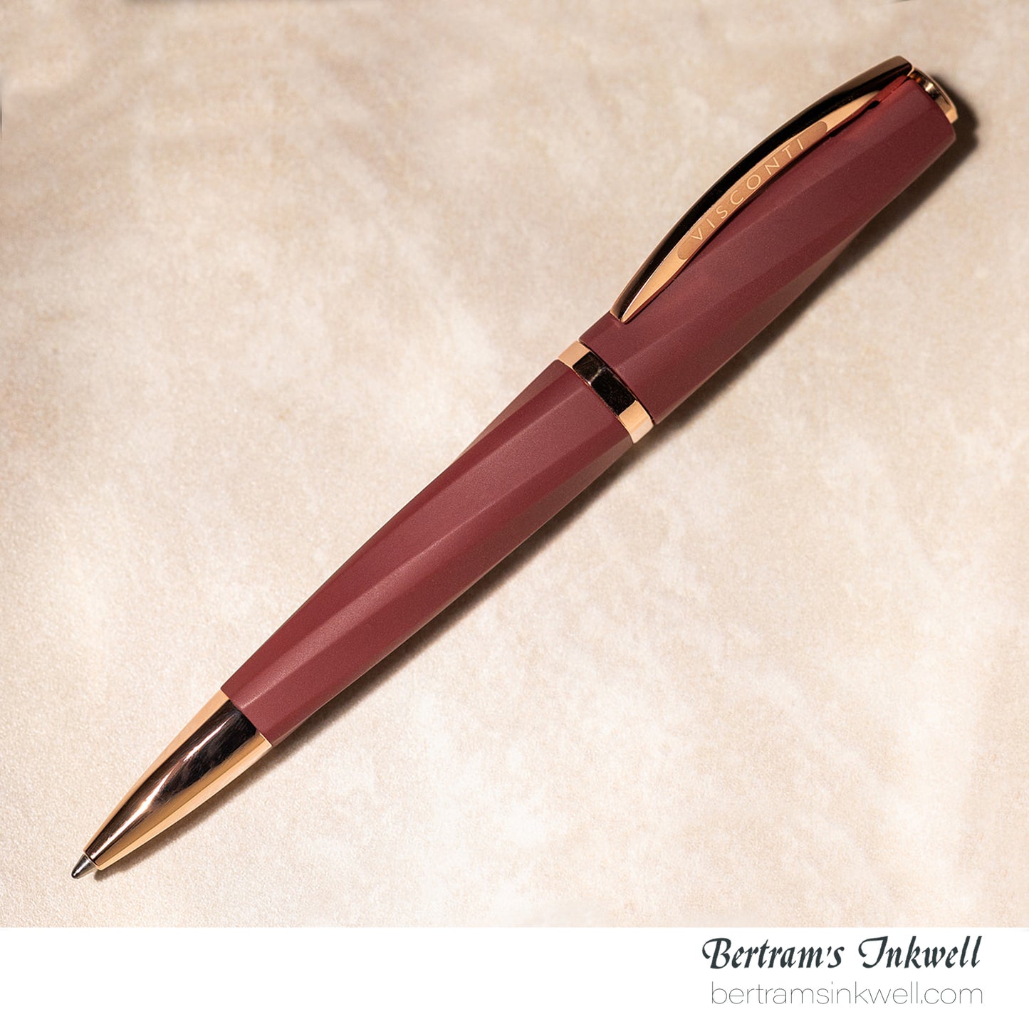 Visconti Divina Matte Bordeaux Ballpoint