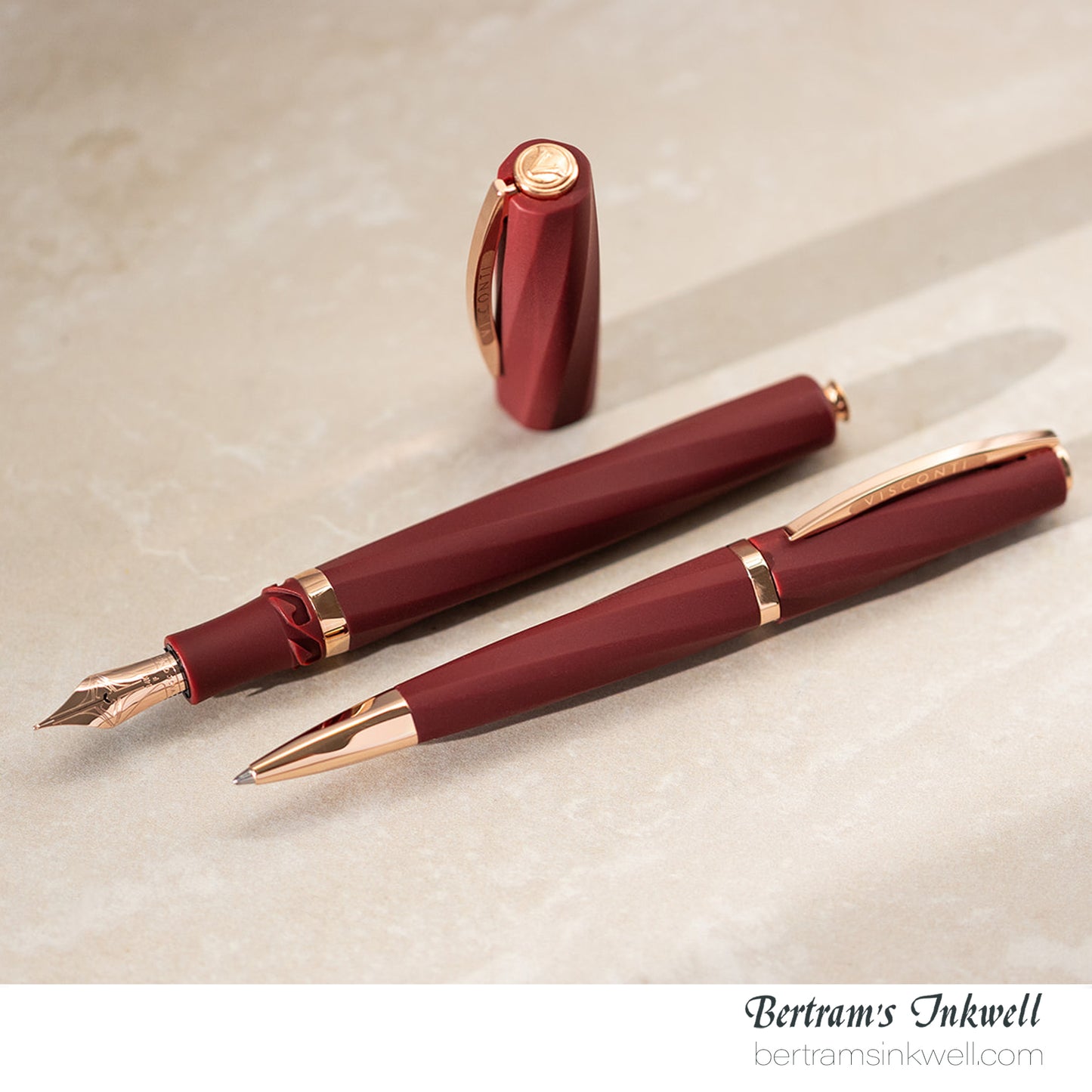 Visconti Divina Matte Bordeaux Oversize Fountain Pen