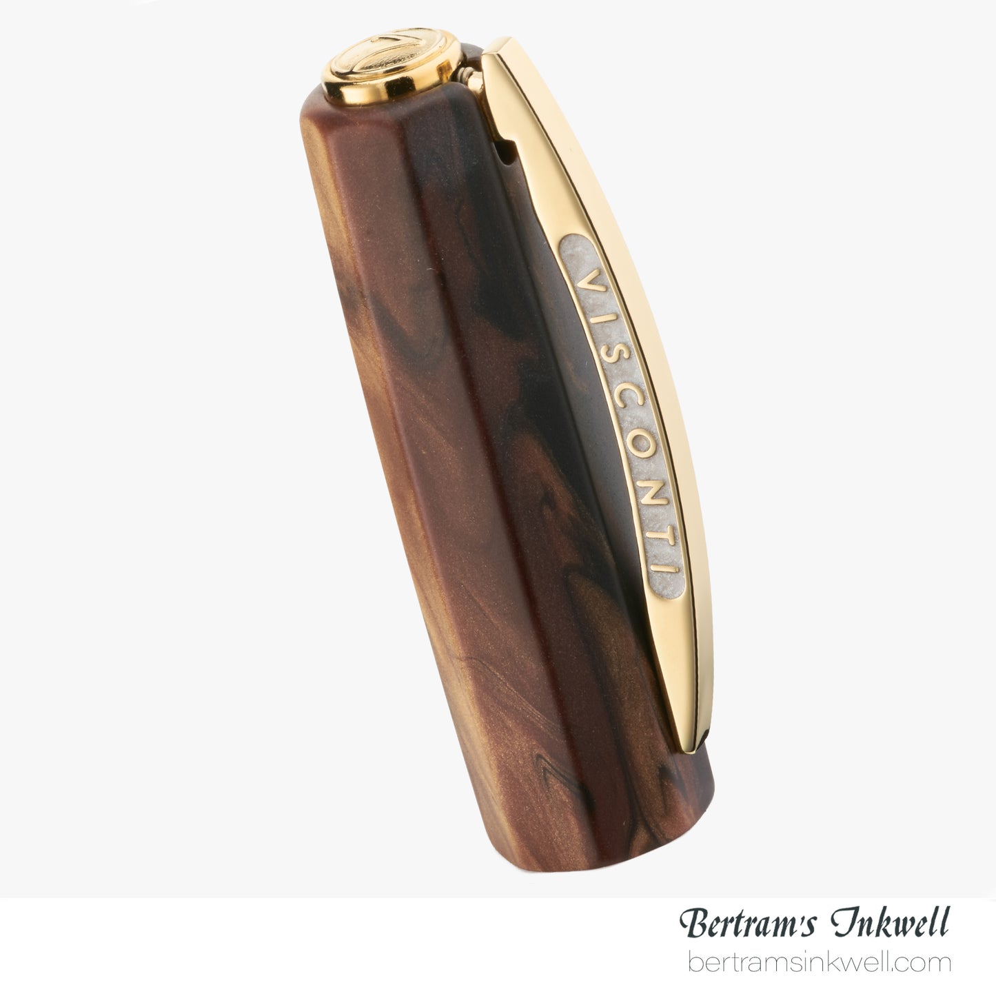 Visconti Medici Briarwood Gold Trim Oversize Rollerball